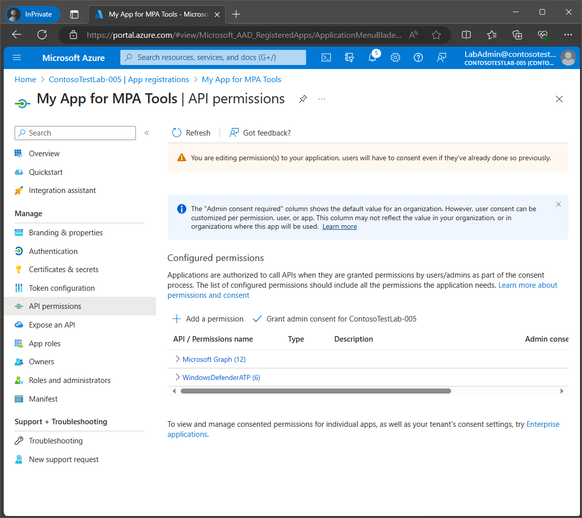 Connecting MPA Tools to Azure Tenant screenshot 47