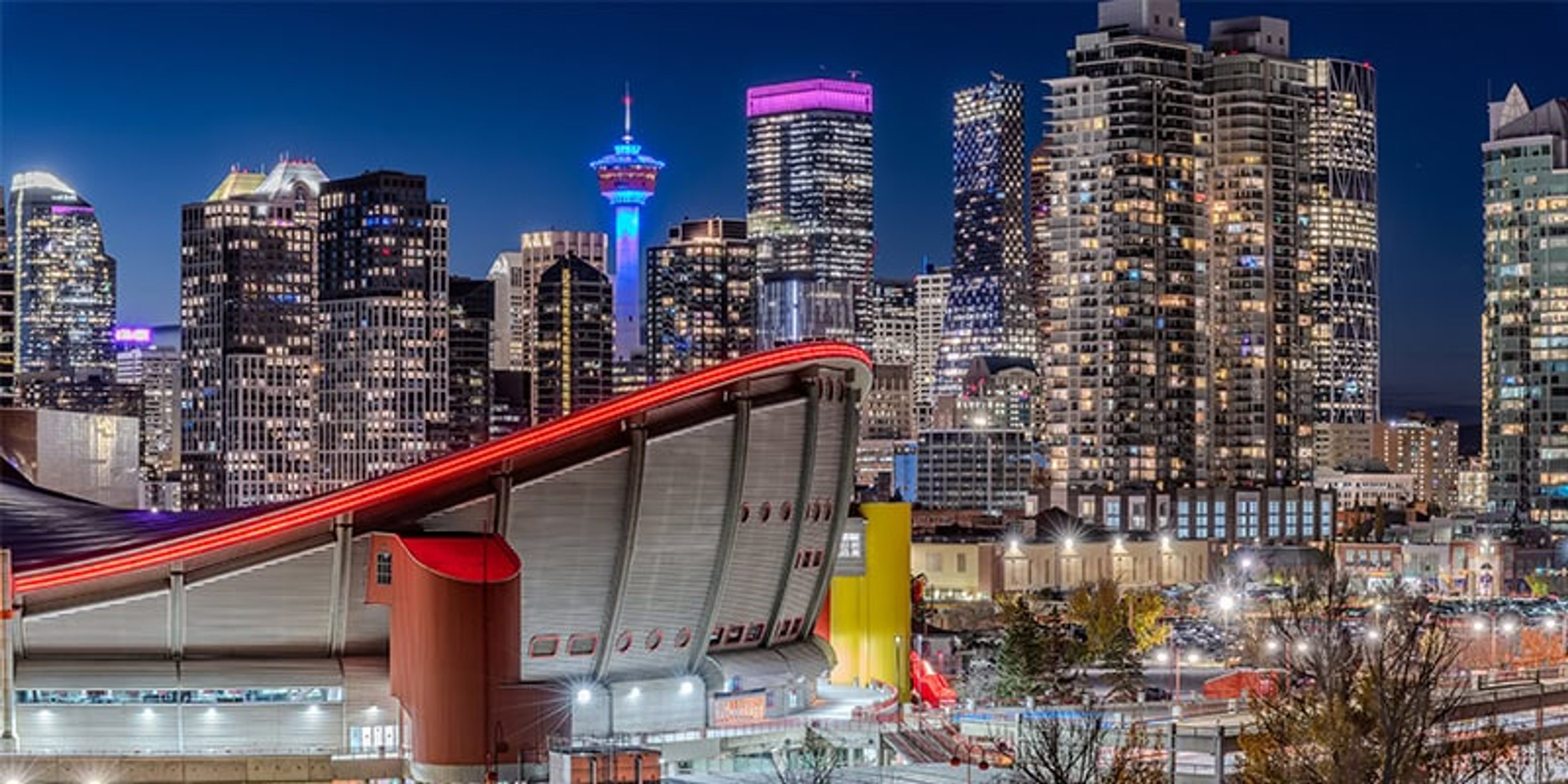 Downtown Calgary skyline in Calgary, Alberta