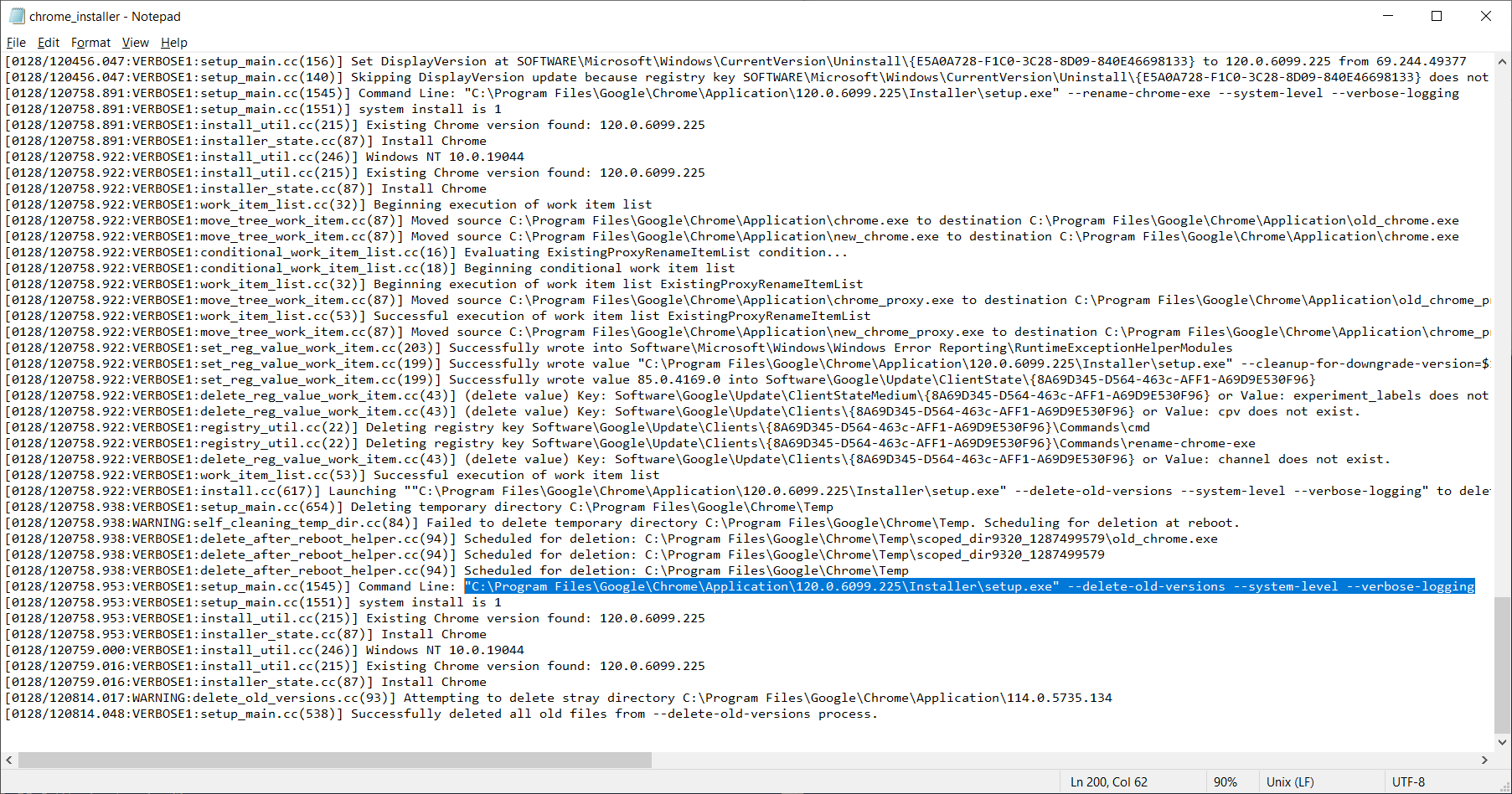 Improve your Google Chrome update success rates screenshot 16
