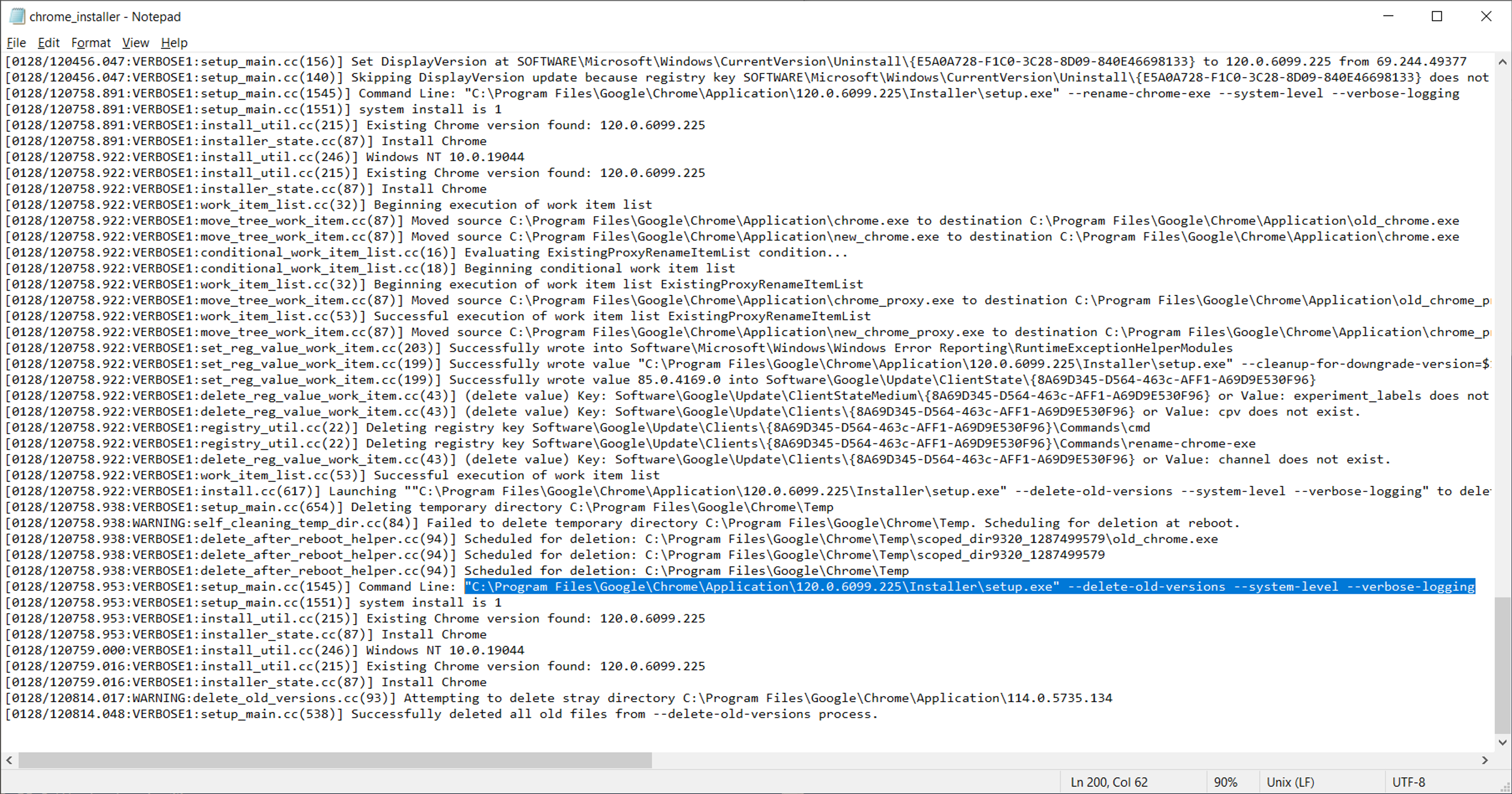 Improve your Google Chrome update success rates screenshot 16