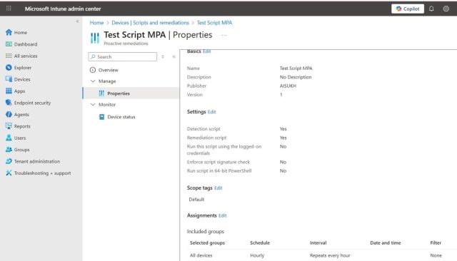 Intune Remote Script Output How to View Intune Proactive Remediation Output