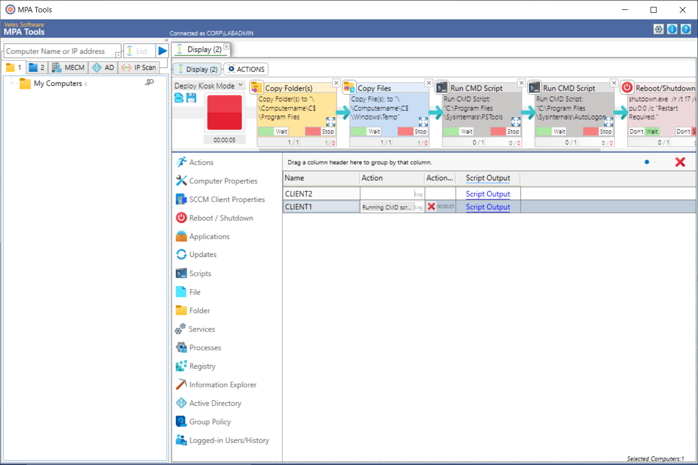 Deploy Kiosk mode and Autologon with MPA Tools screenshot 19
