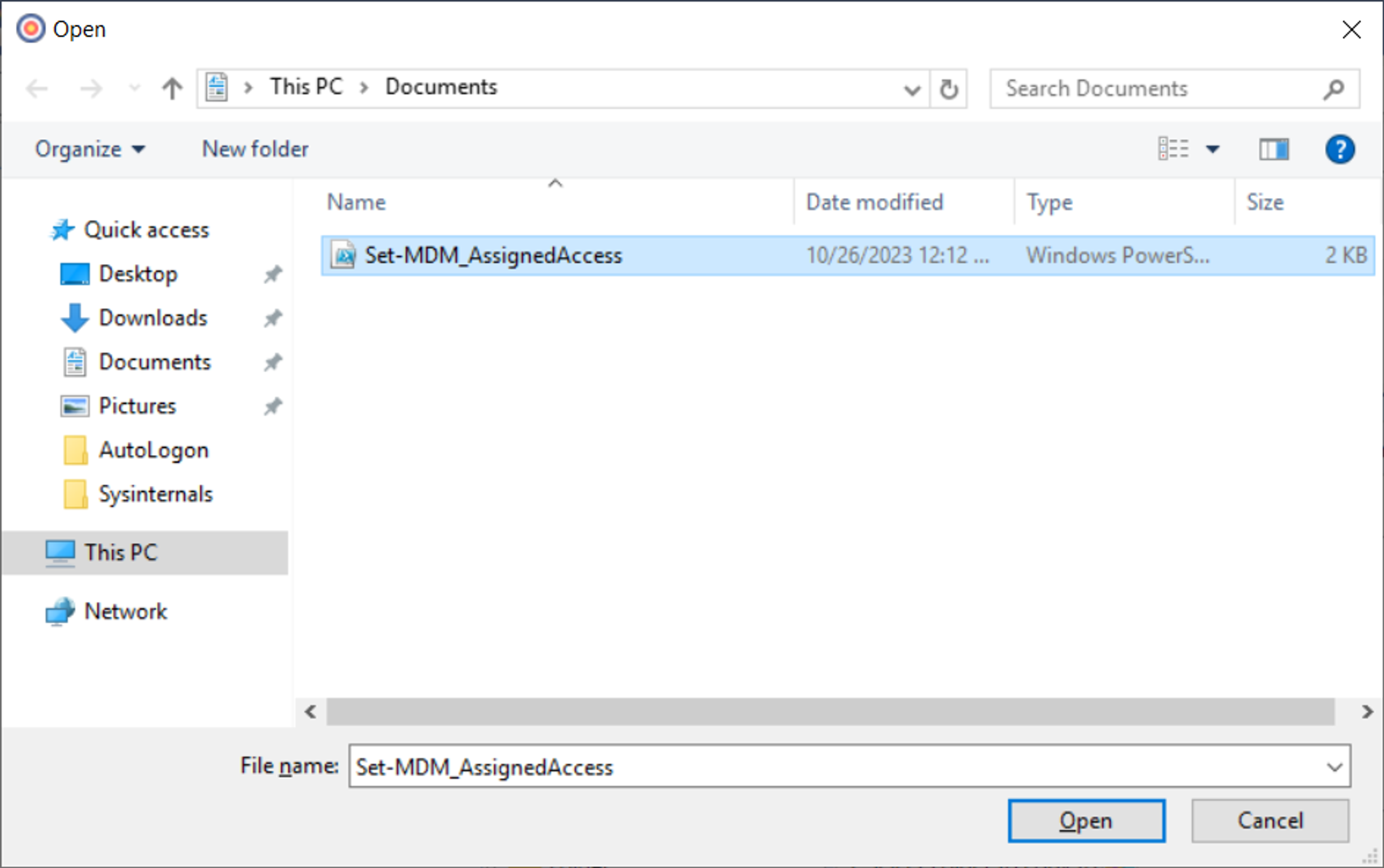 Deploy Kiosk mode and Autologon with MPA Tools screenshot 7