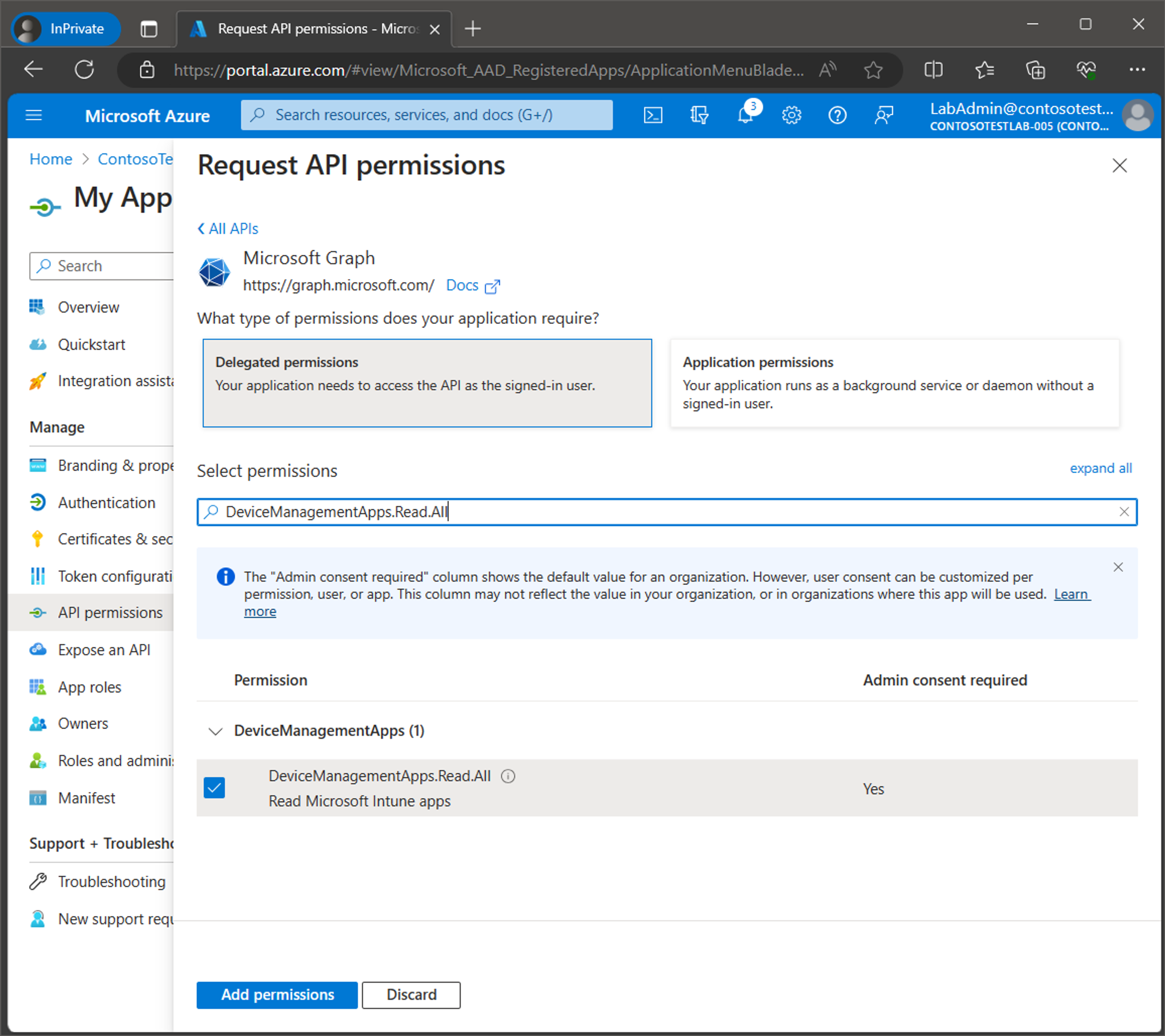 Connecting MPA Tools to Azure Tenant screenshot 29