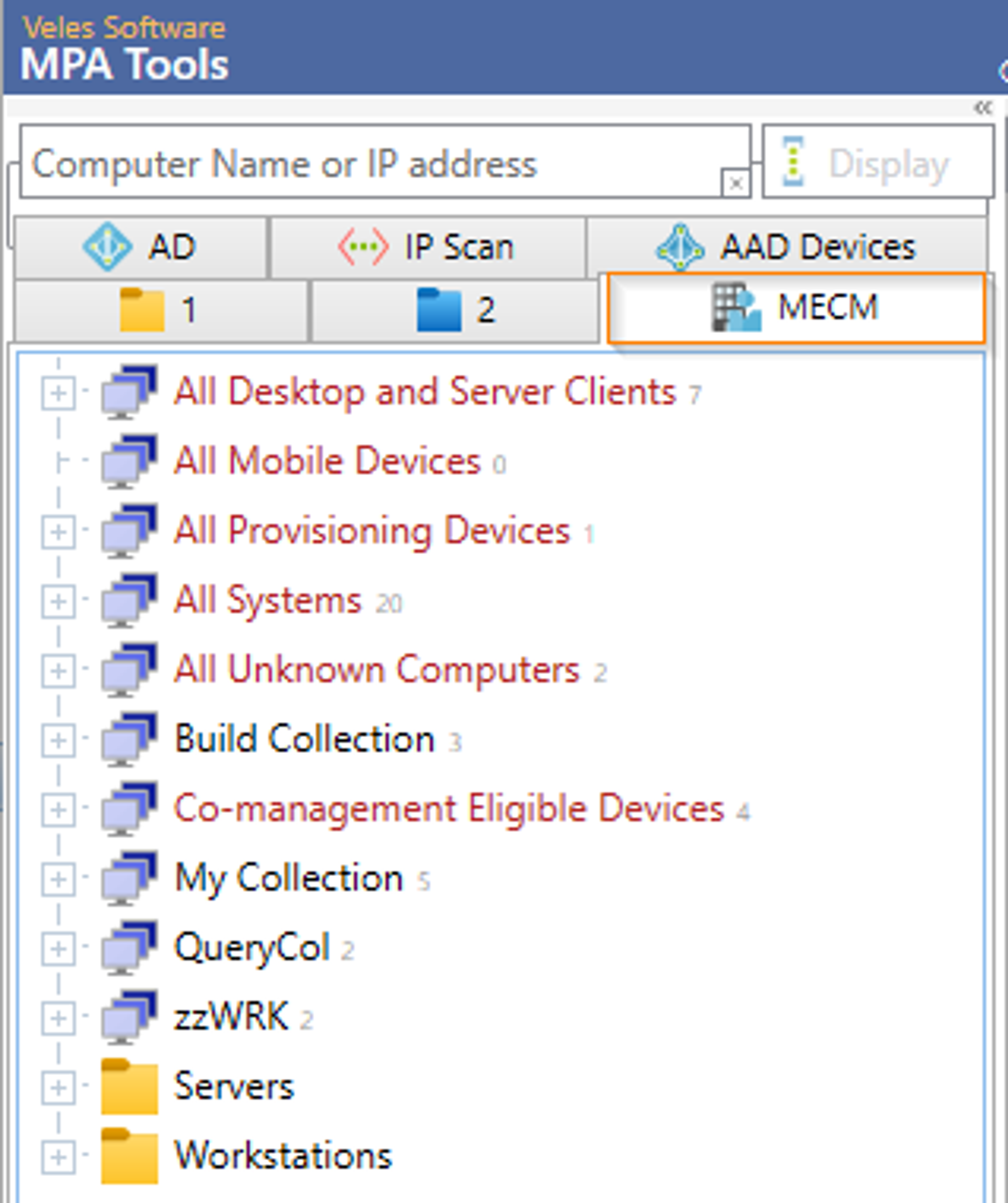 SCCM configurations