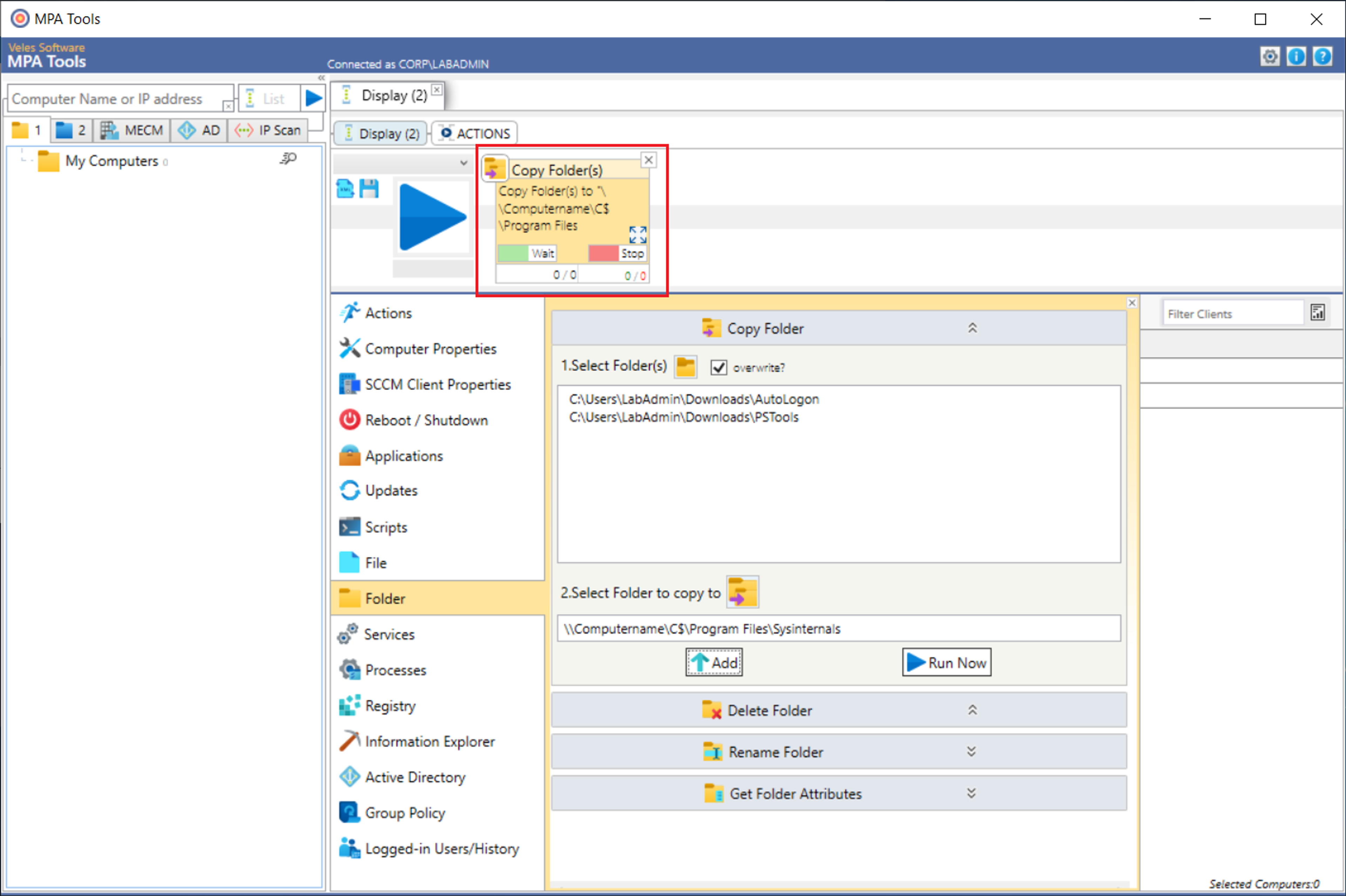 Deploy Kiosk mode and Autologon with MPA Tools screenshot 5