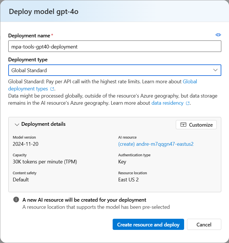 Azure OpenAI Model Configurations