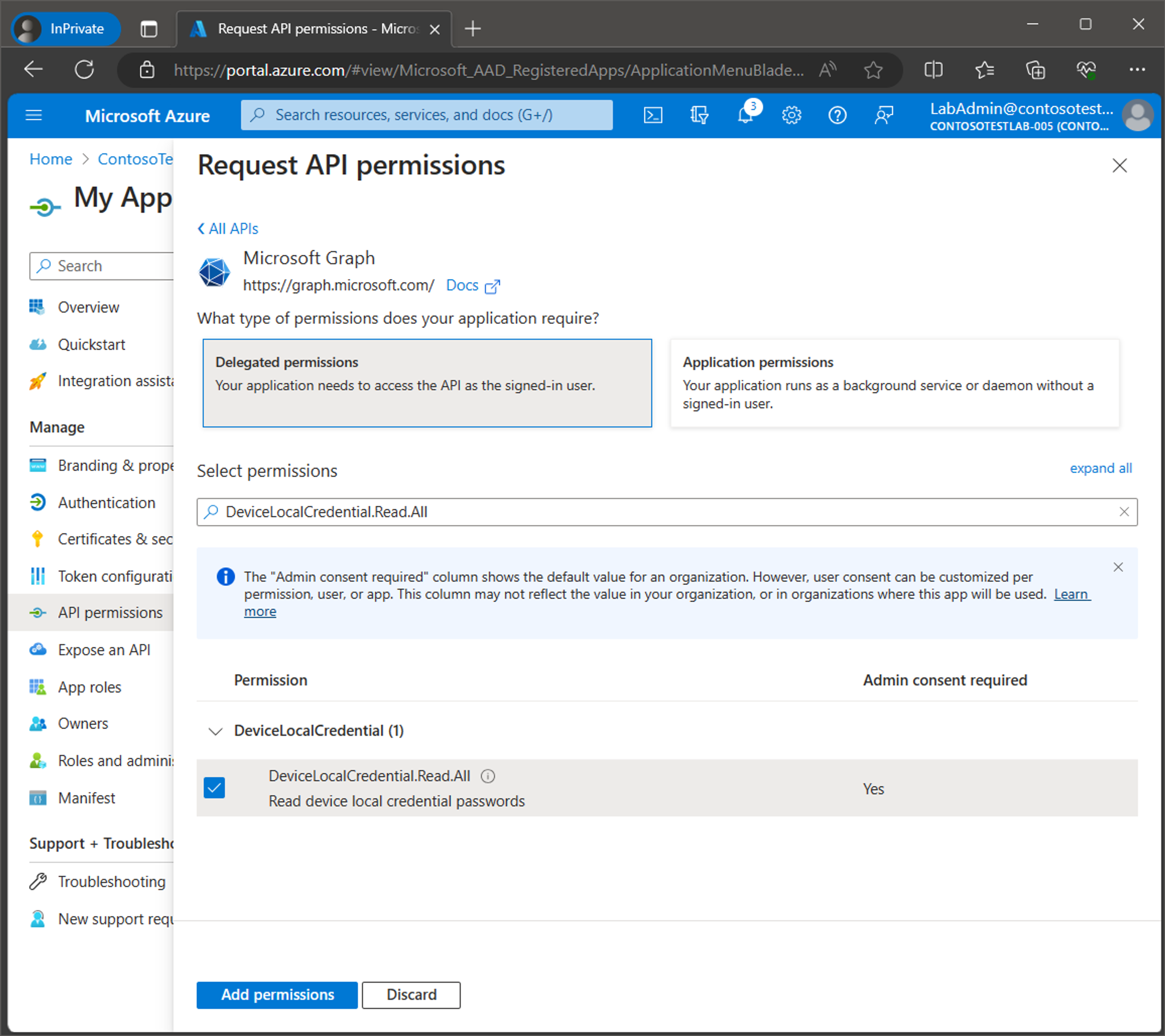 Connecting MPA Tools to Azure Tenant screenshot 39