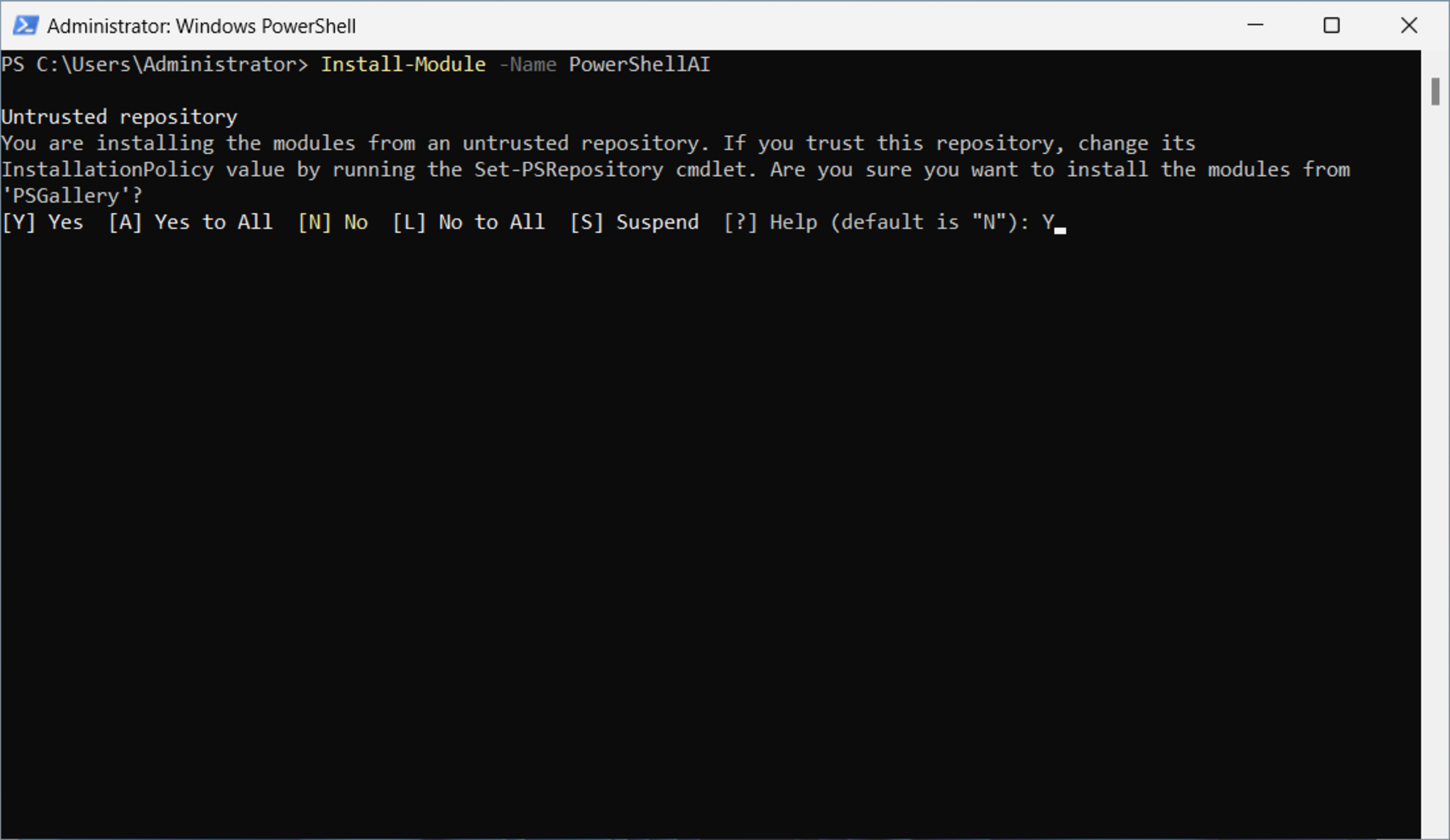 How to Use the PowerShell AI Module screenshot 11