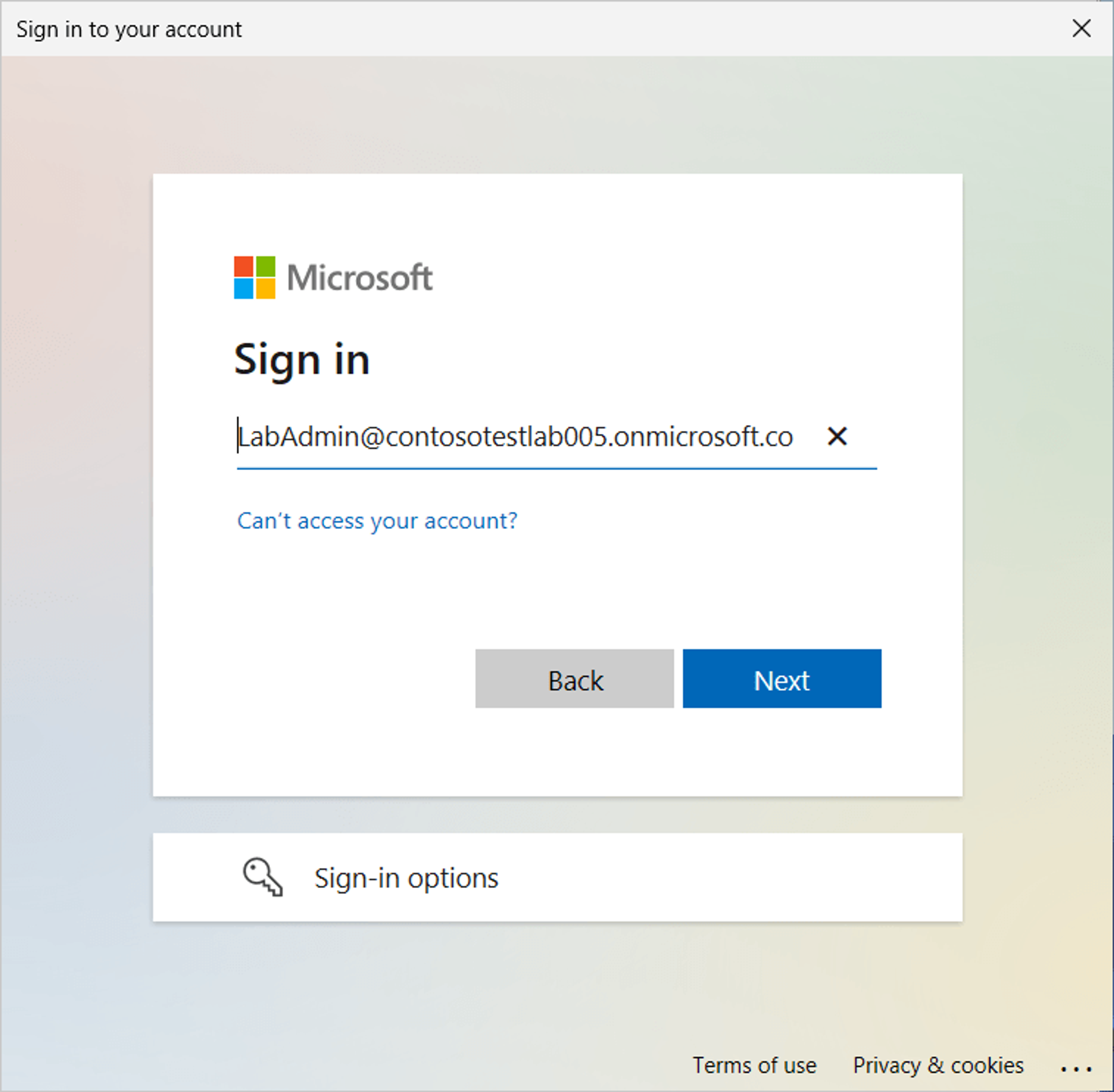 Connecting MPA Tools to Azure Tenant screenshot 4