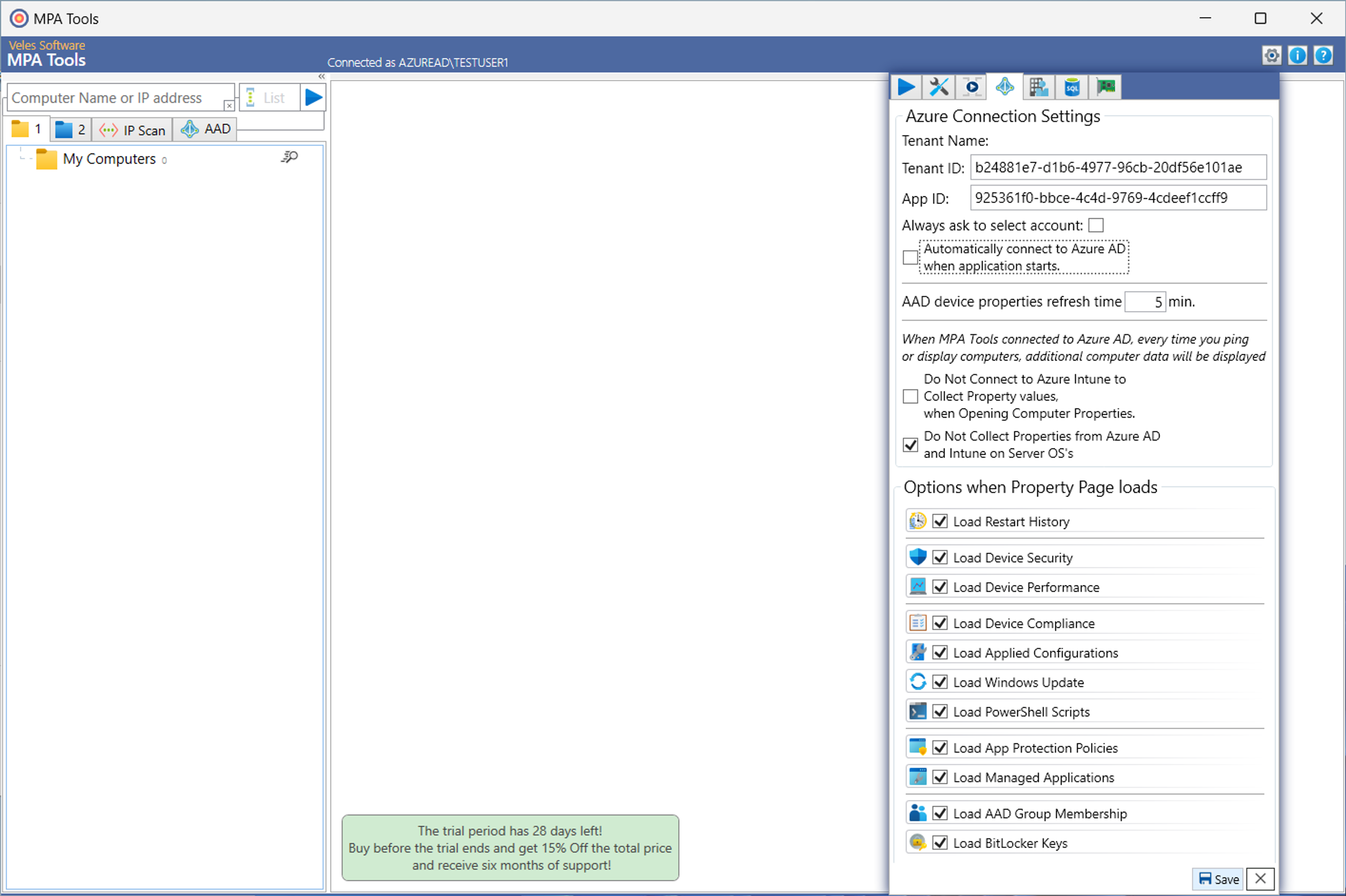 Connecting MPA Tools to Azure Tenant screenshot 17