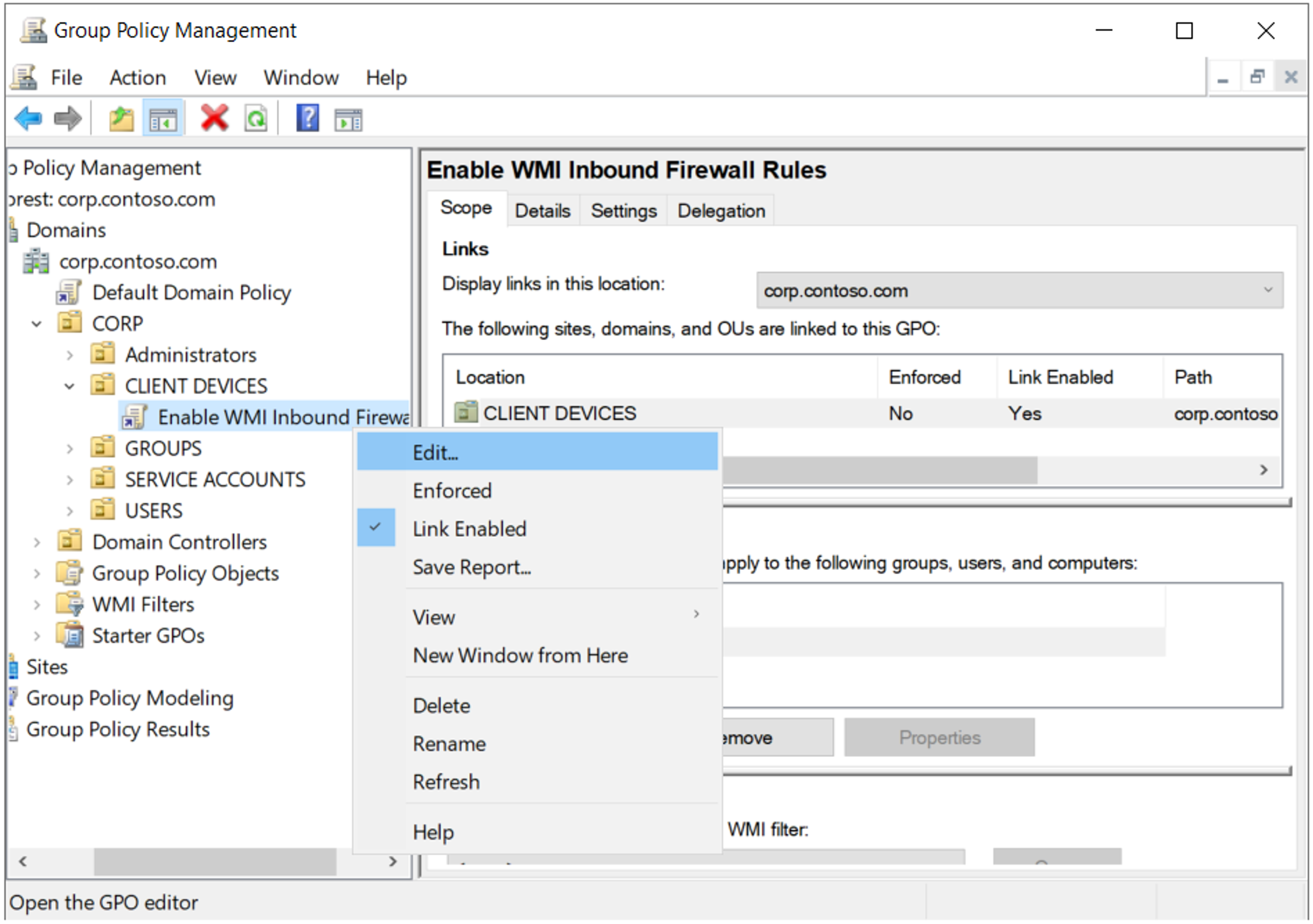 Enable Windows Firewall Rules with Group Policy screenshot 9