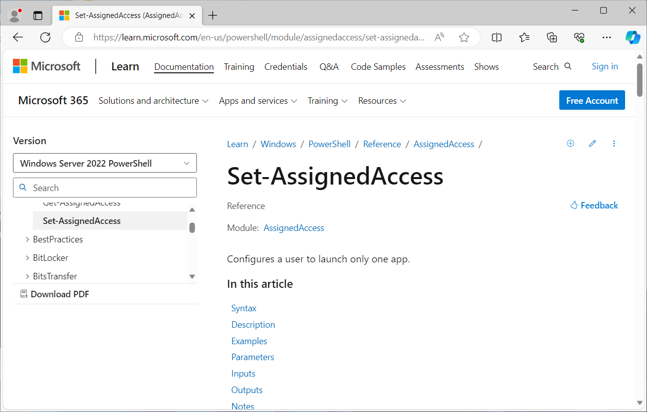 Set up Windows Kiosk Mode with PowerShell screenshot 1