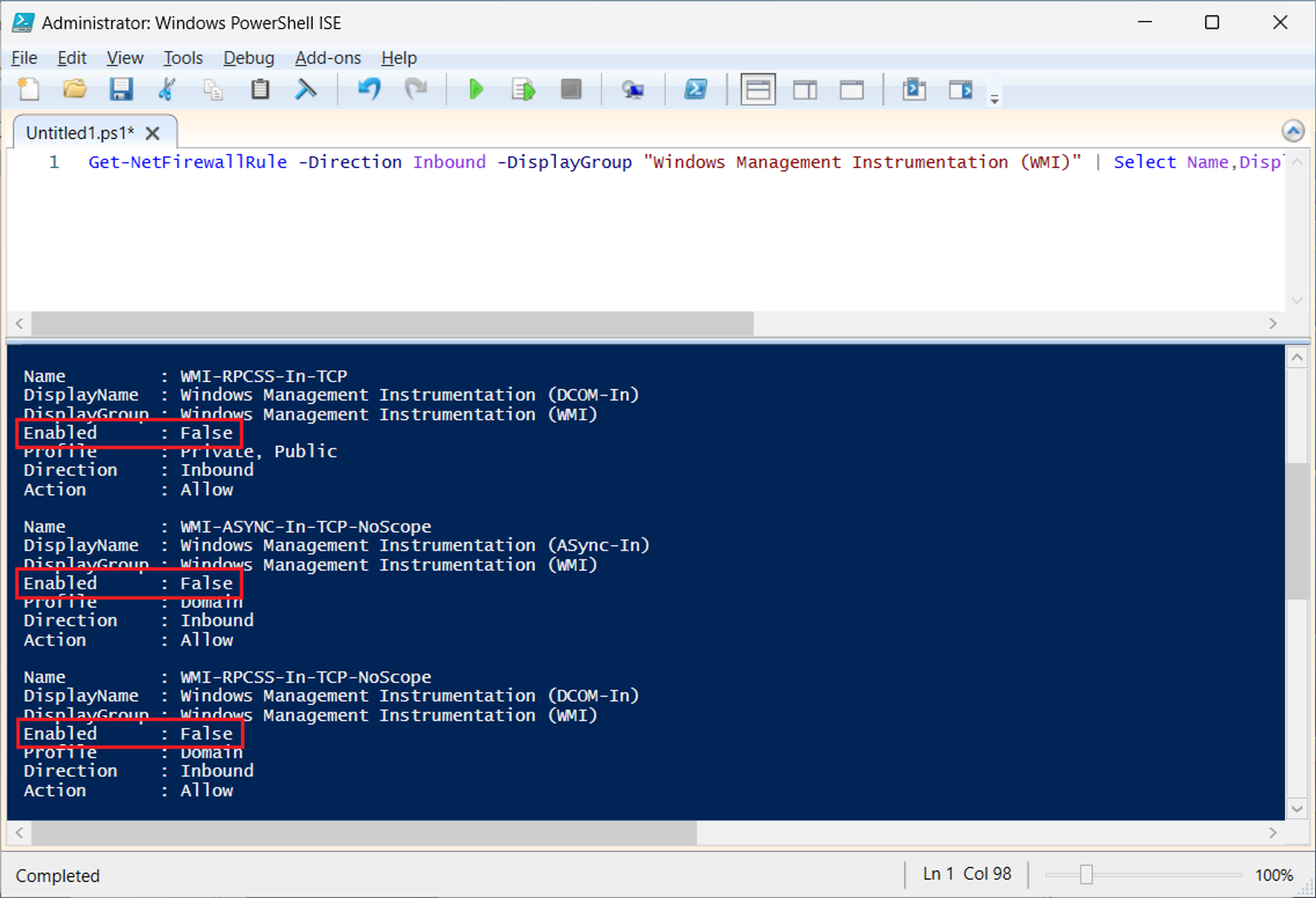 Enable the WMI Firewall Rules for Client Accessibility in MPA Tools screenshot 10