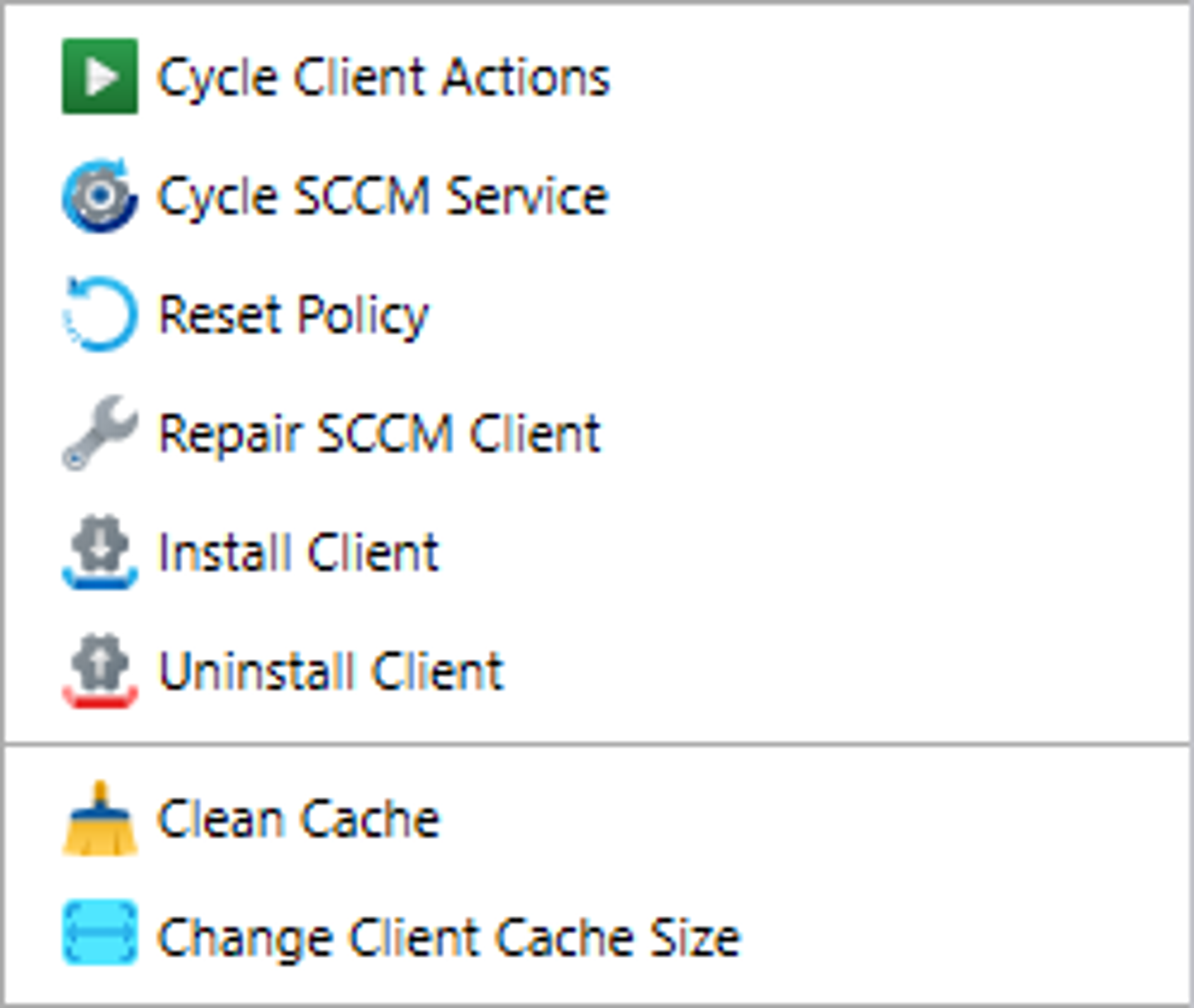MECM Remediation Actions