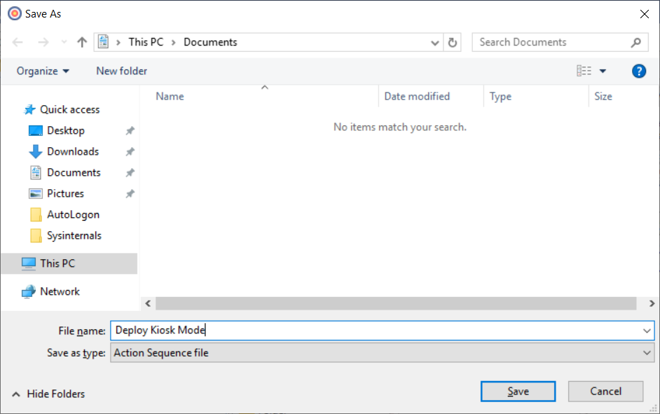 Deploy Kiosk mode and Autologon with MPA Tools screenshot 16