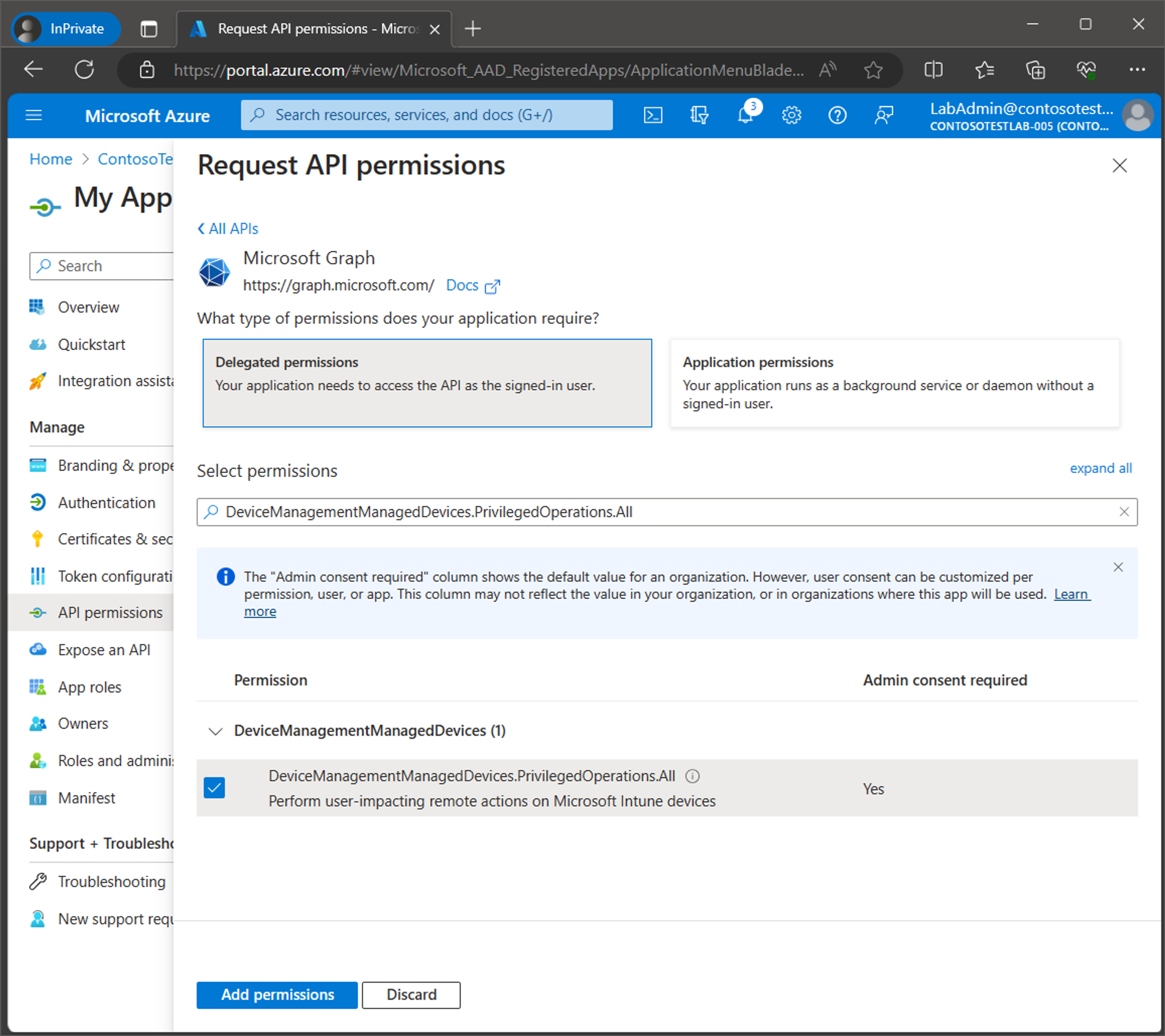 Connecting MPA Tools to Azure Tenant screenshot 32