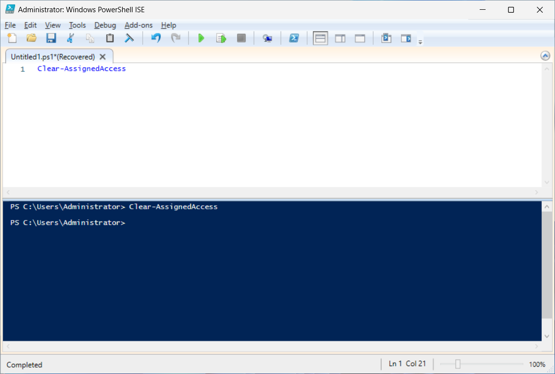 Set up Windows Kiosk Mode with PowerShell screenshot 15