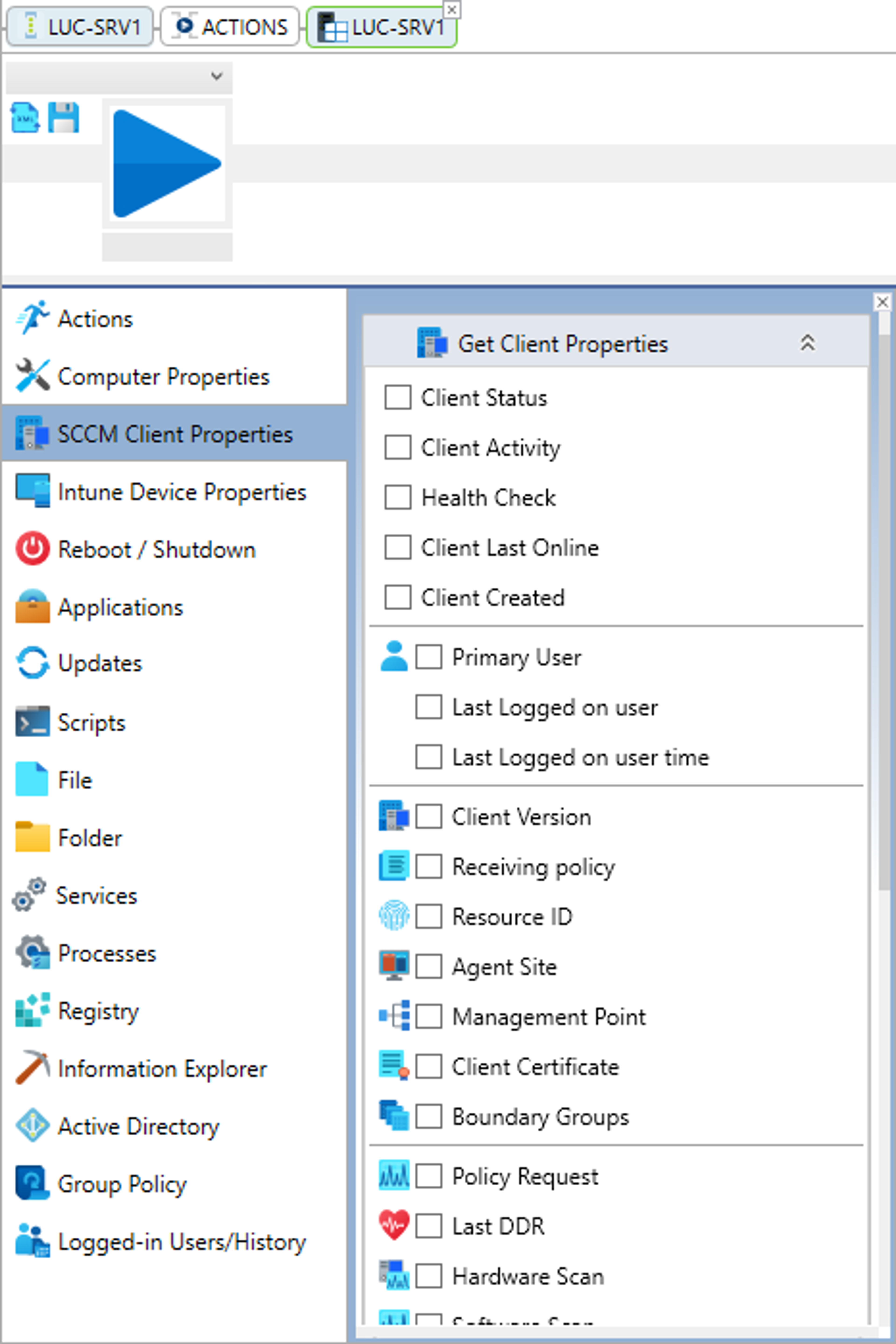 MECM Client Health on multiple computers