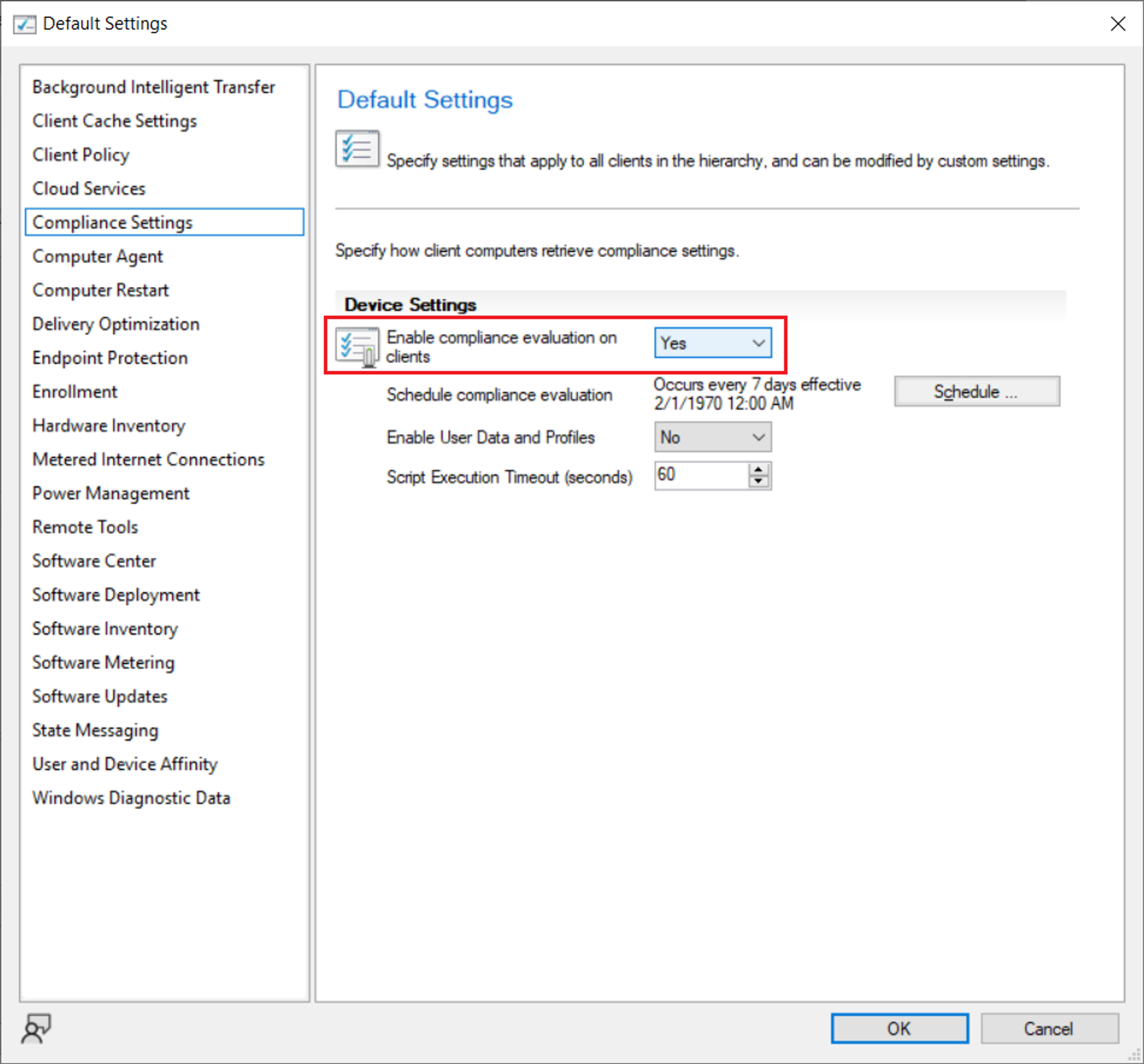 Deploy a SCCM Configuration Baseline screenshot 1