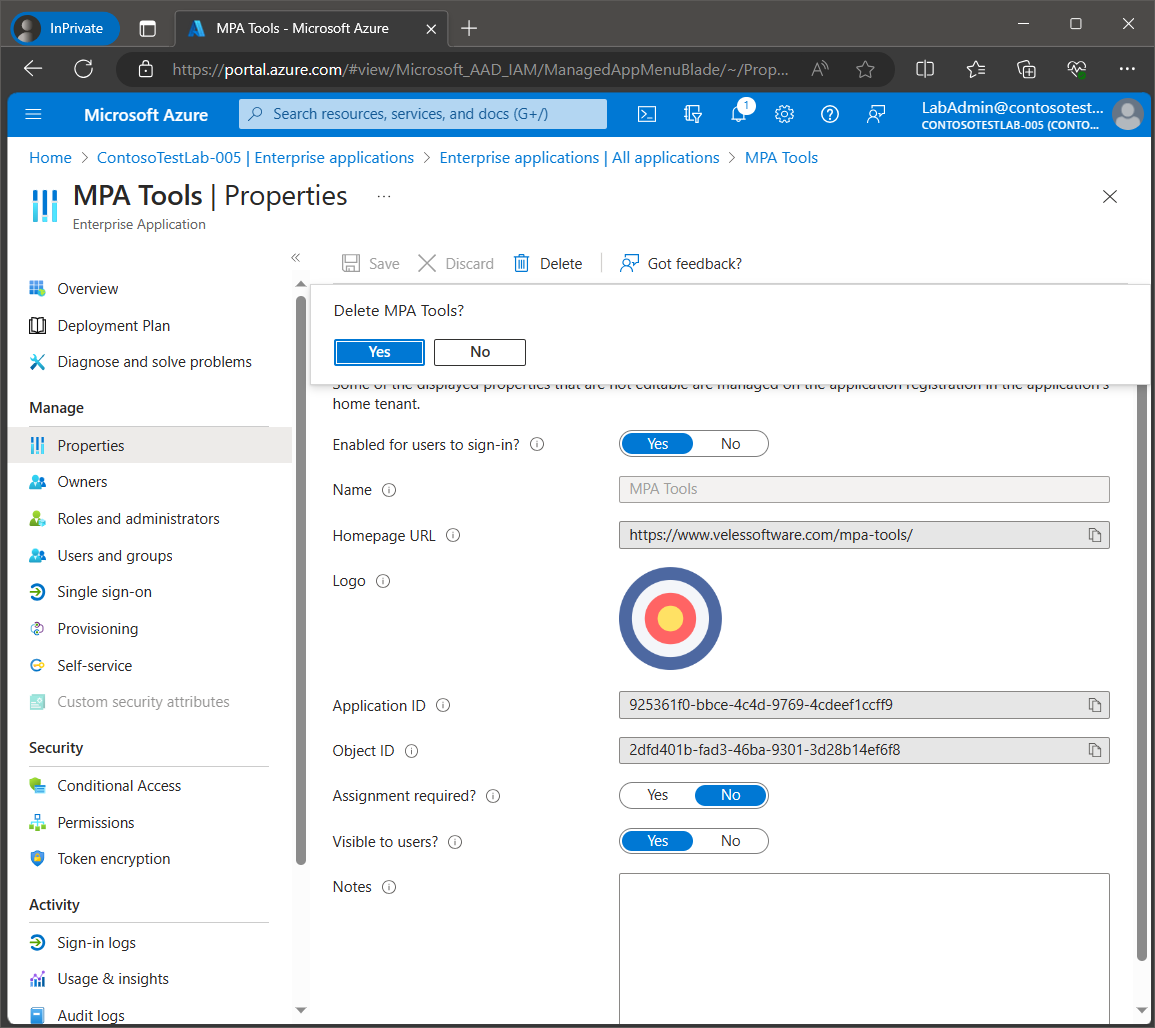Connecting MPA Tools to Azure Tenant