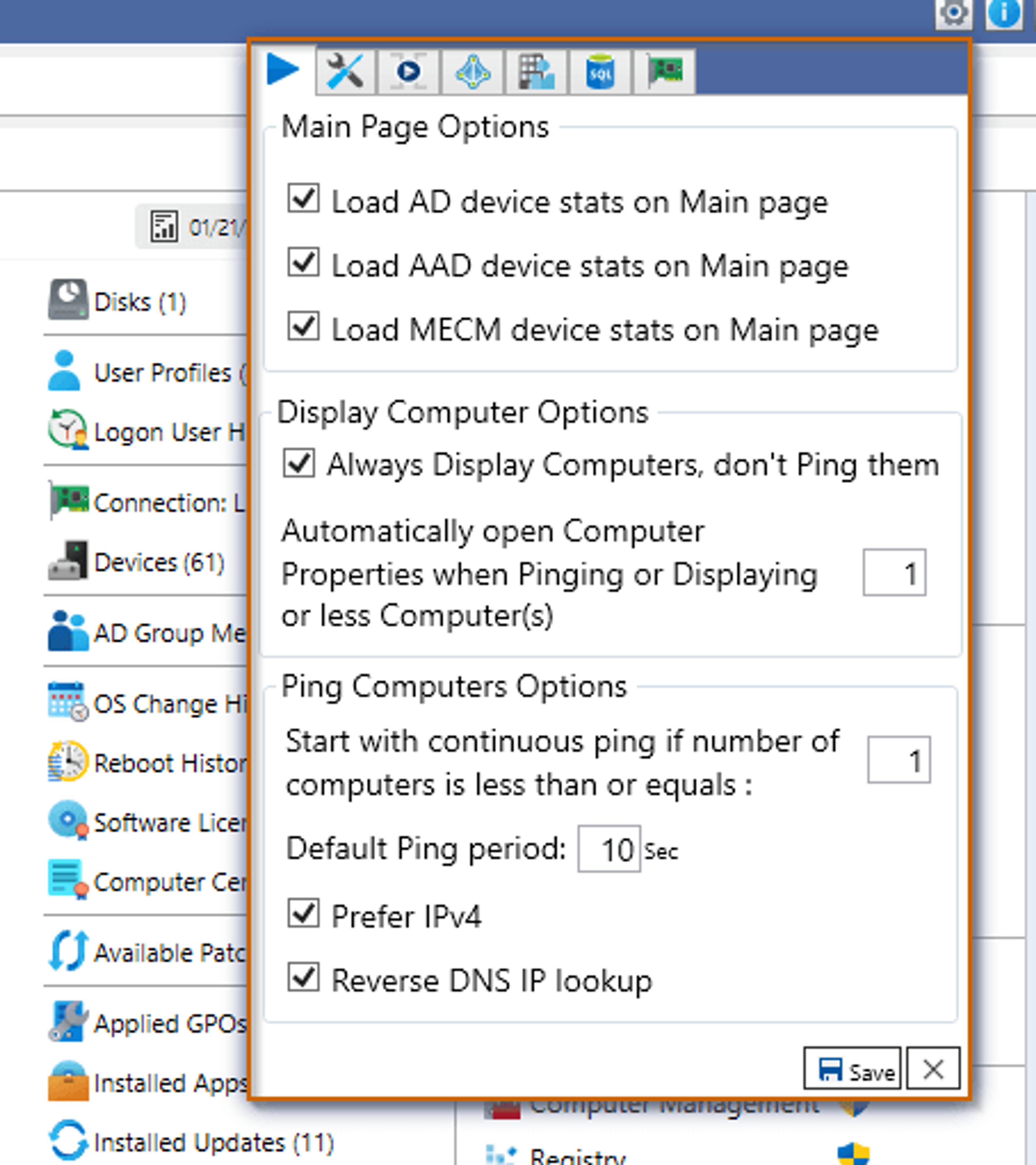 Managing domain joined devices