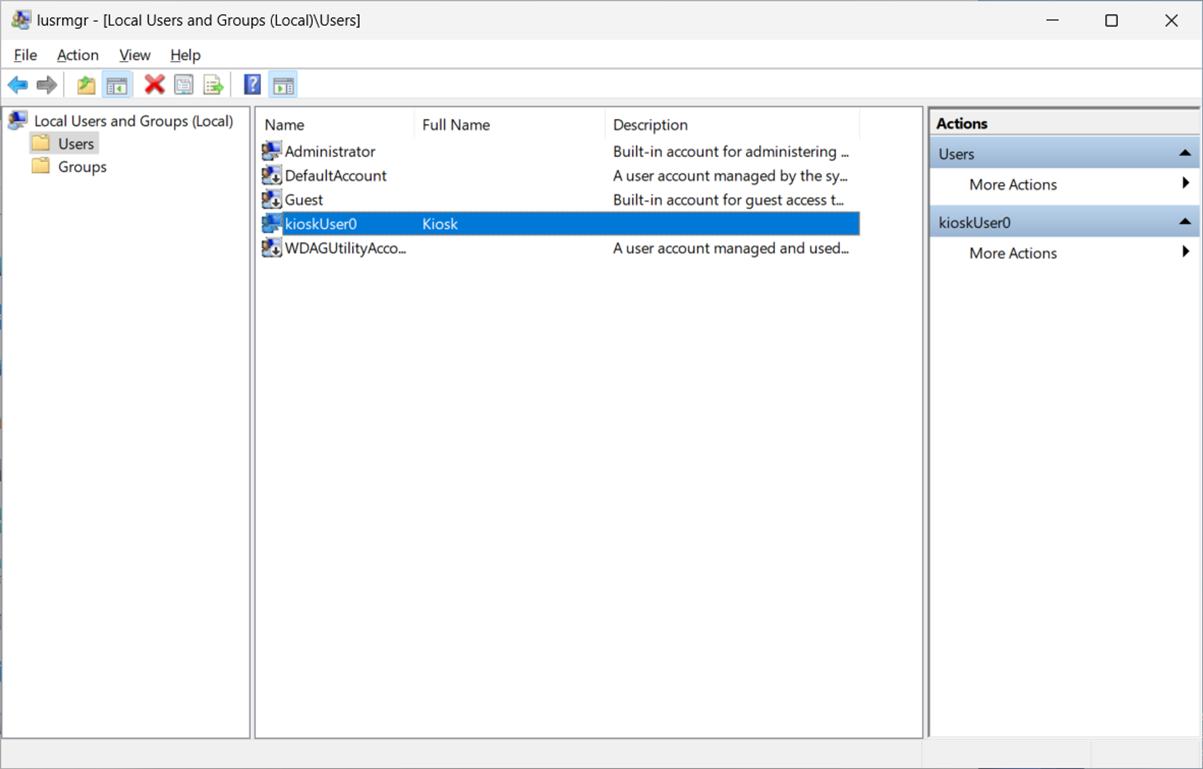 Set up Windows Kiosk Mode screenshot 9