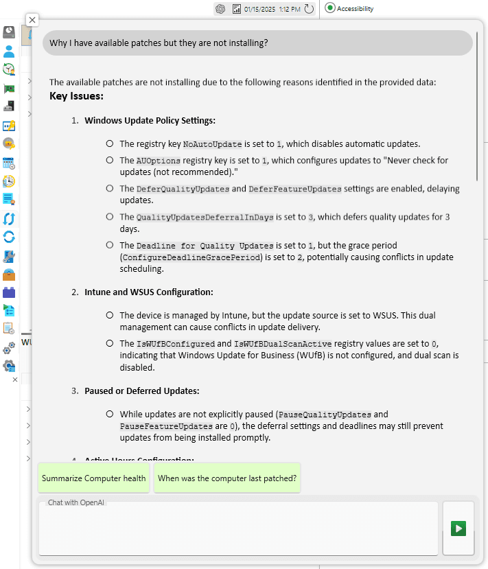 Troubleshooting PC with OpenAI