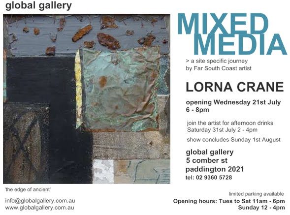 Solo at global gallery Paddington Sydney