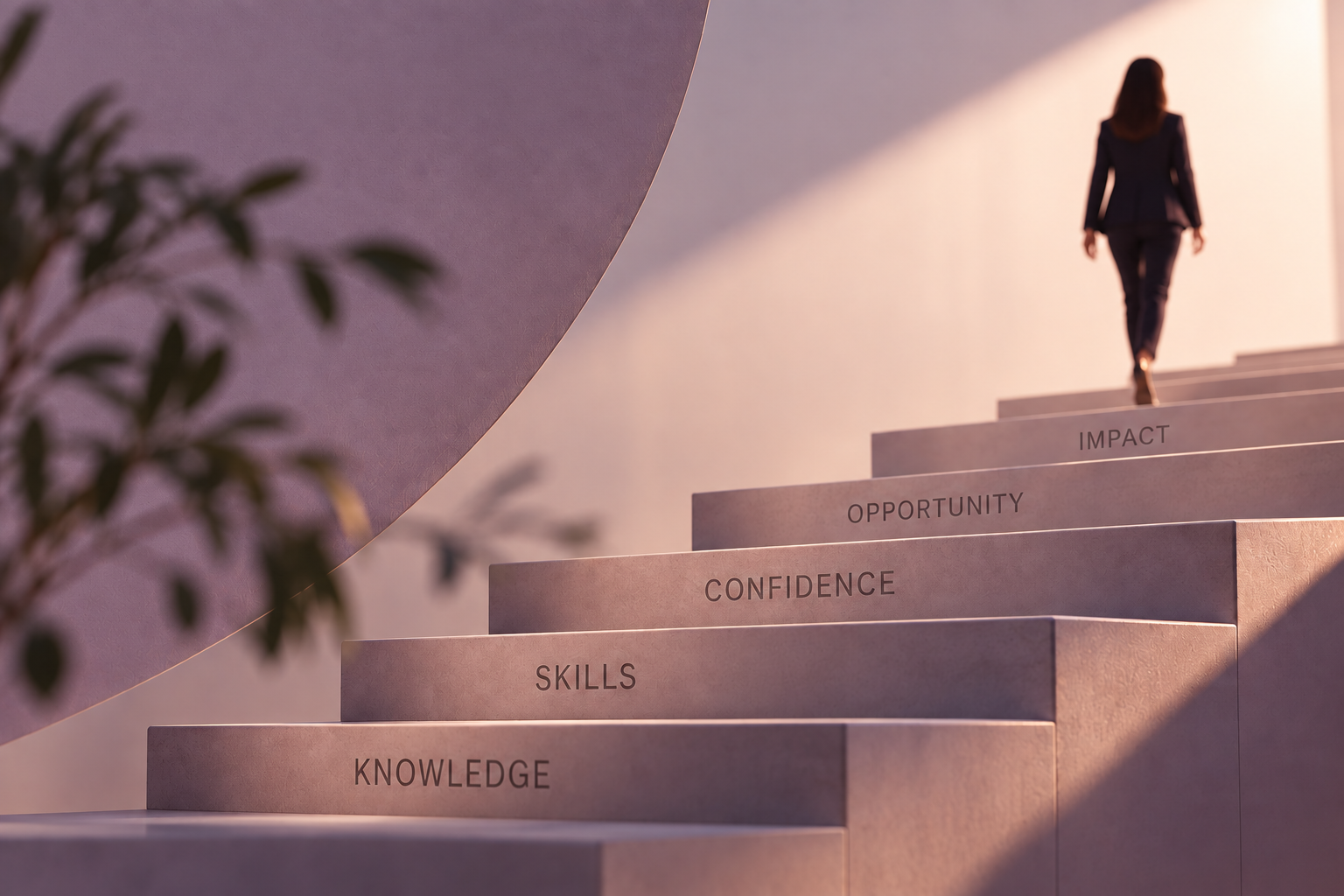 Professional delivering a presentation to colleagues during a leadership development session