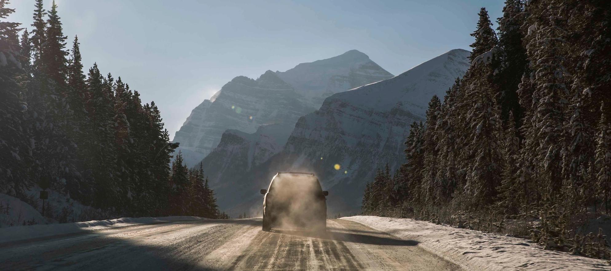Winter, Mount Temple, Banff National Park