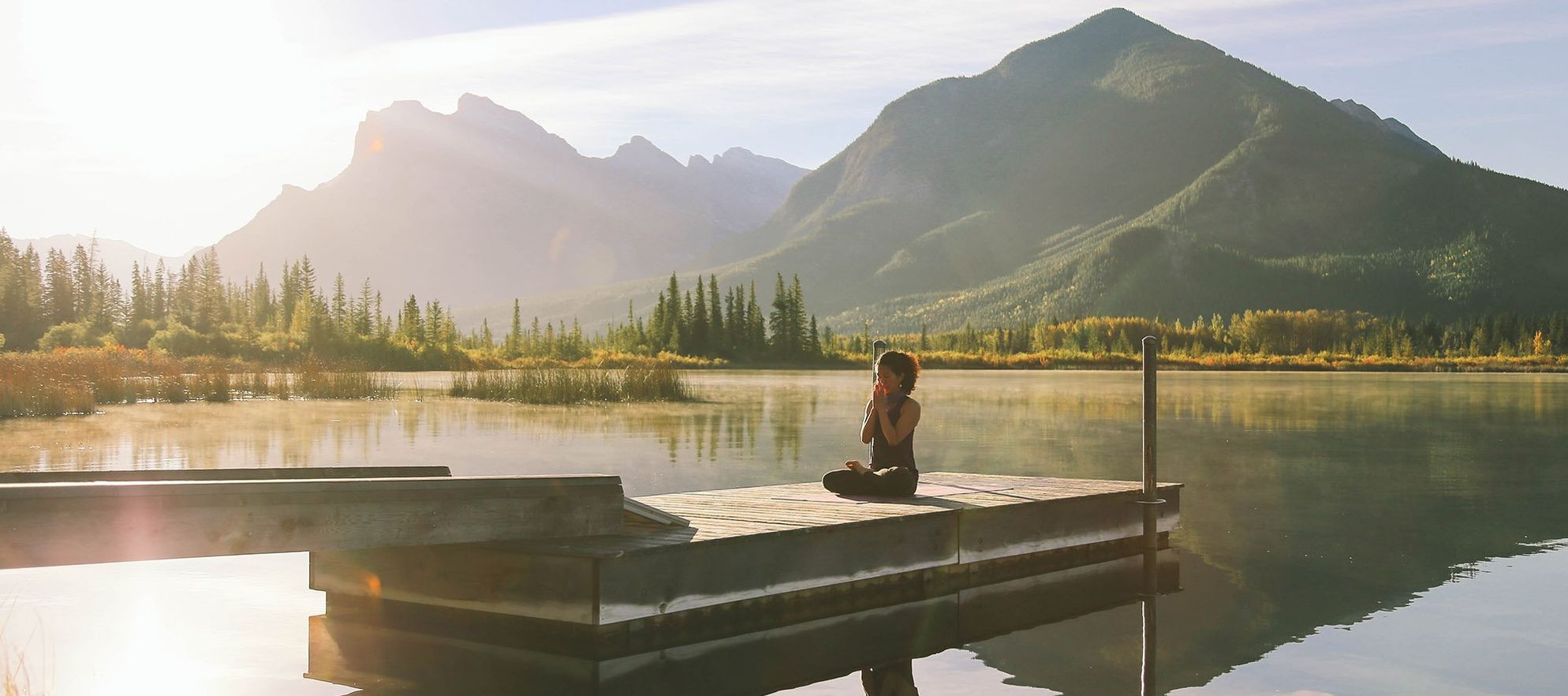Yoga Vermilion Lake Banff Yoga Festival