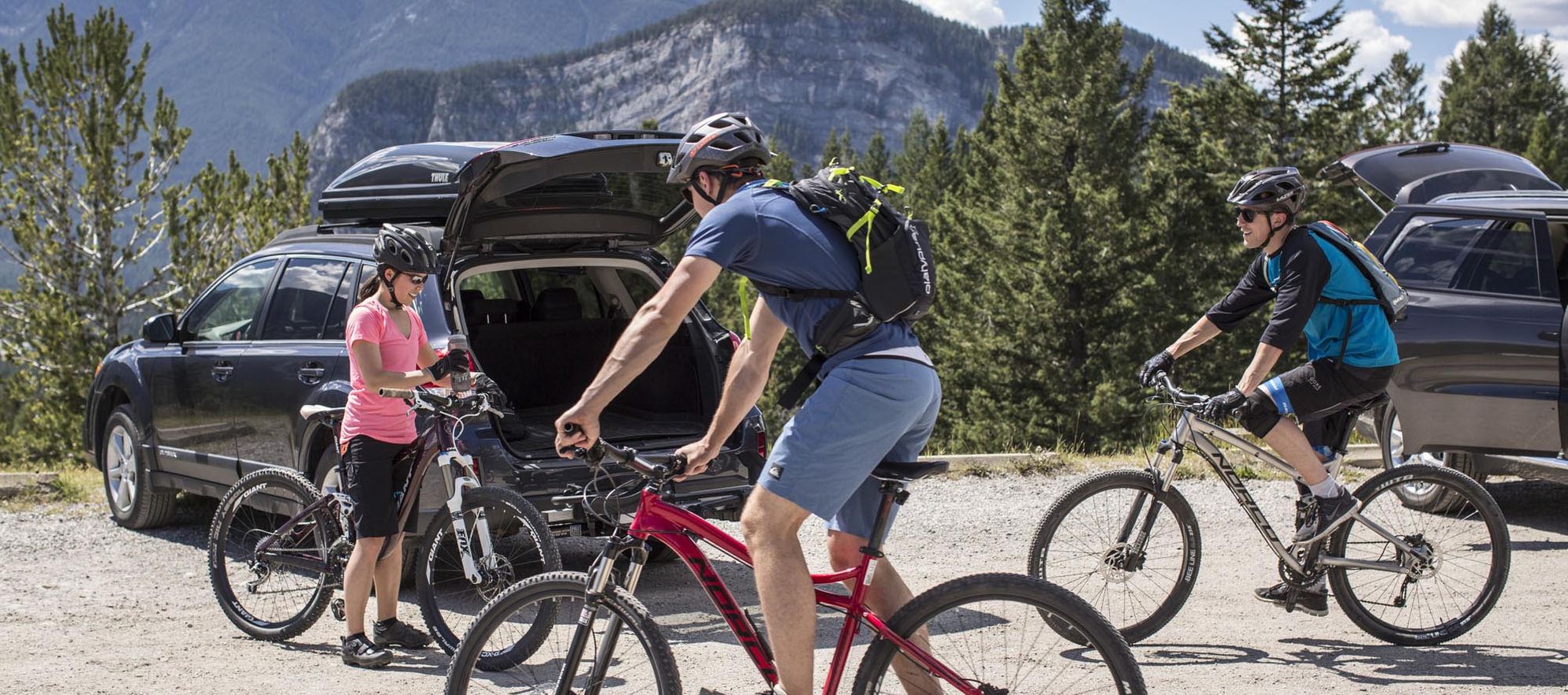 Biking Tunnel Mountain Banff National Park Noel Hendrickson