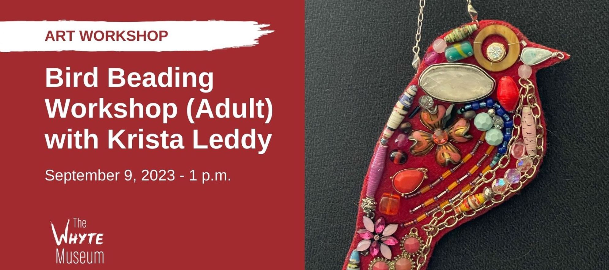 Bird Beading Workshop (Adult) with Krista Leddy