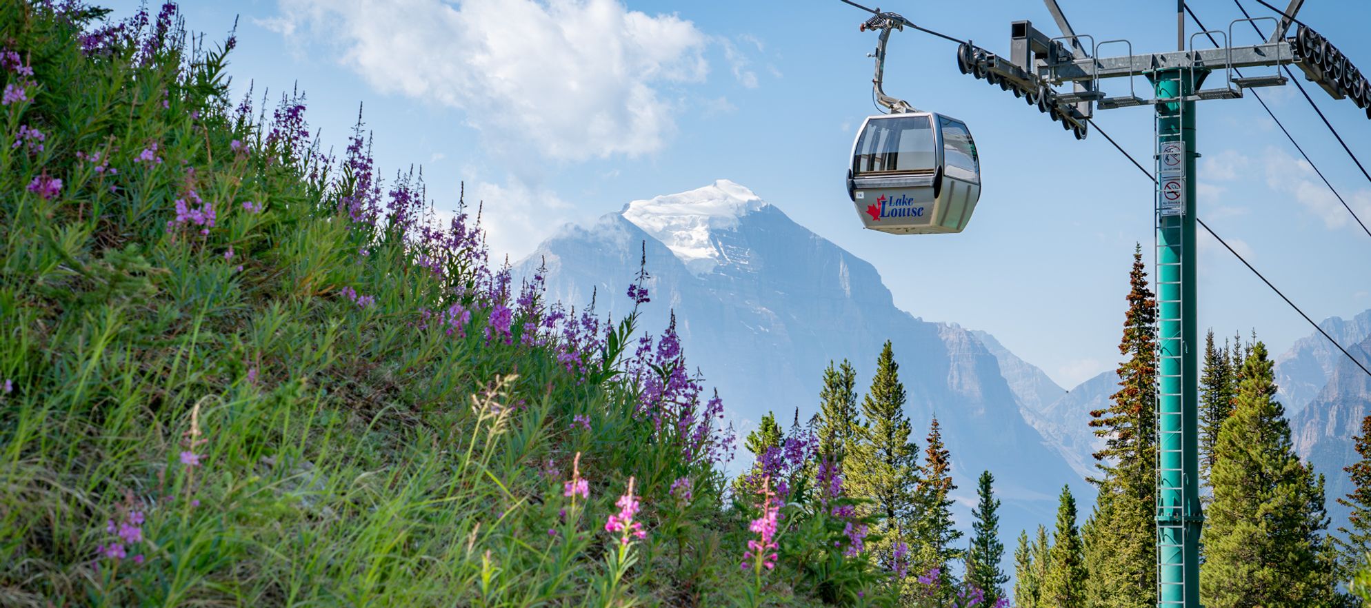 Lake Louise Summer Sightseeing Gondola in Summer