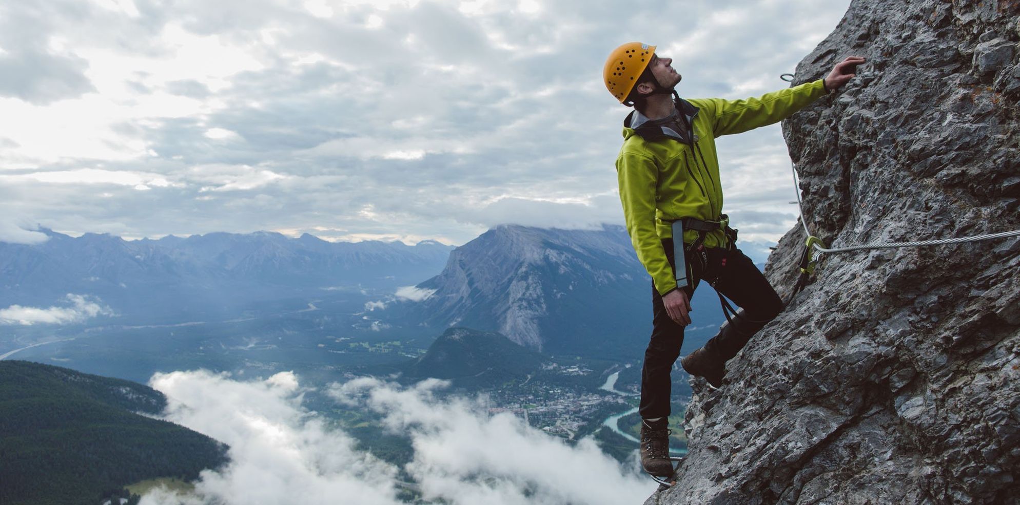 Via Ferrata Mount Norquay Banff National Park Jake Dyson