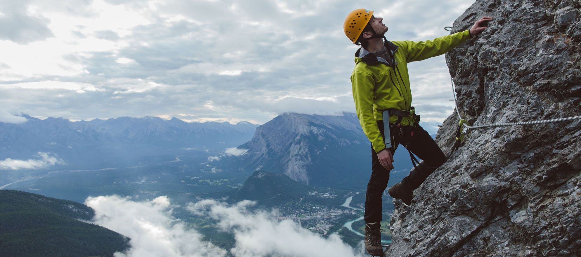 Via Ferrata Mount Norquay Banff National Park Jake Dyson