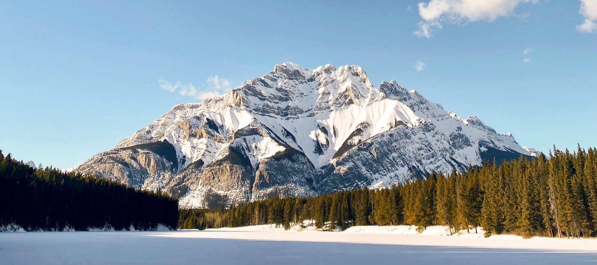 Johnson Lake Trail in Winter