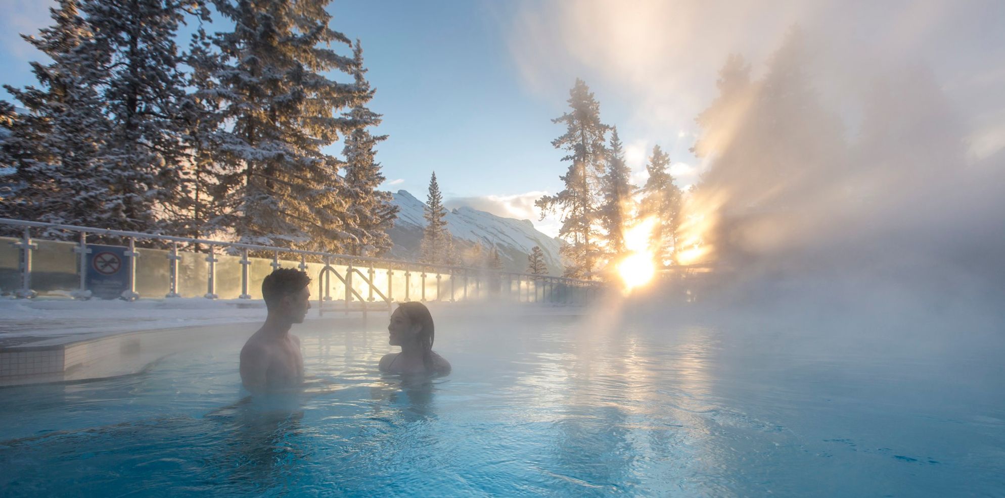 Banff Upper Hot Springs Winter