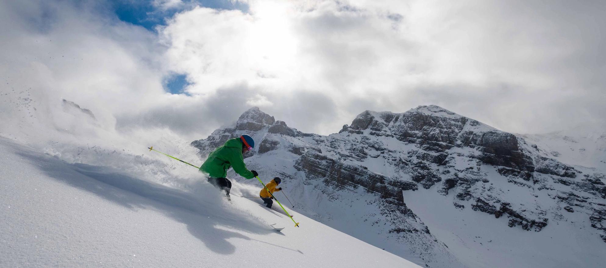 Skiing, Sunshine Village, Banff National Park