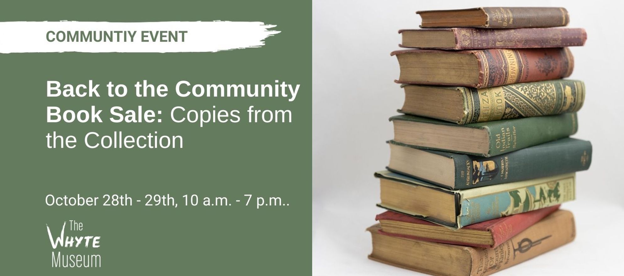 Back to the Community Book Sale: Copies from the Collection