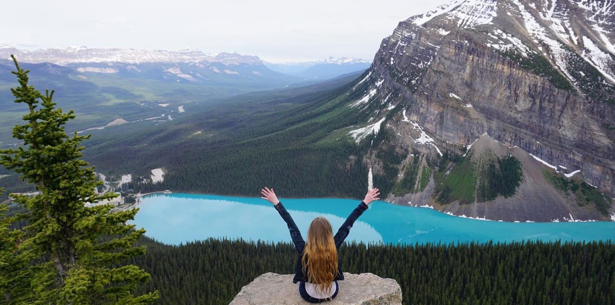 Hiking in Lake Louise
