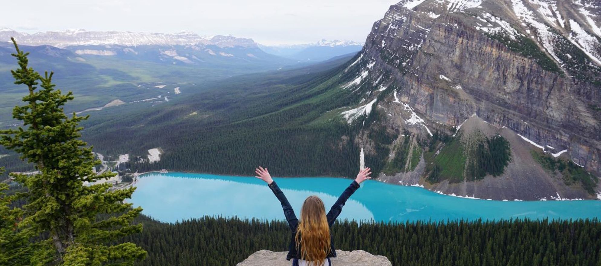 Hiking in Lake Louise