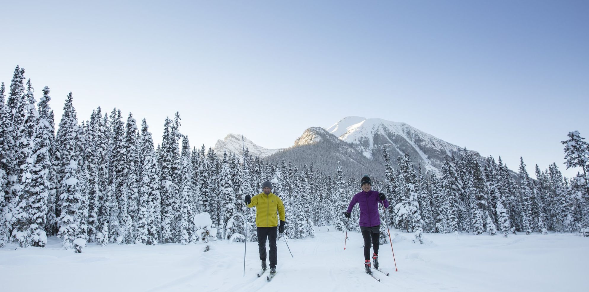 Cross Country Skiing in Lake Louise