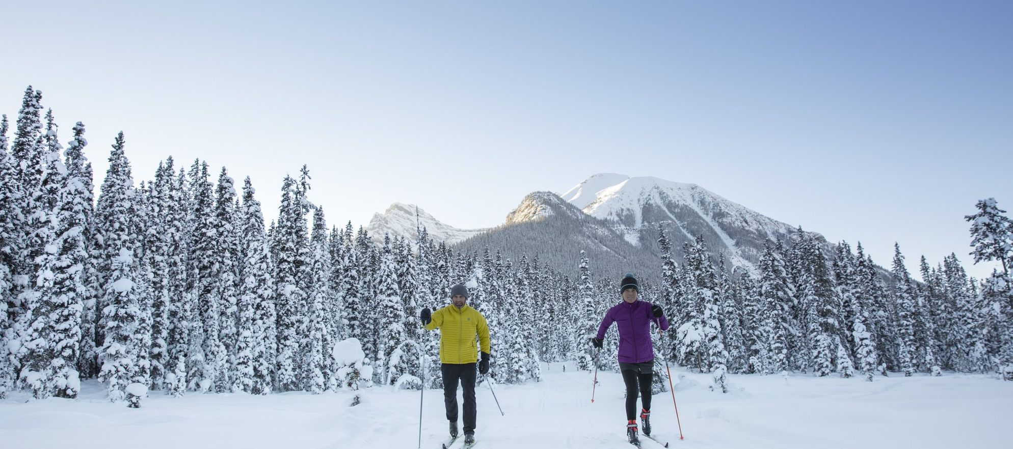 Cross Country Skiing in Lake Louise