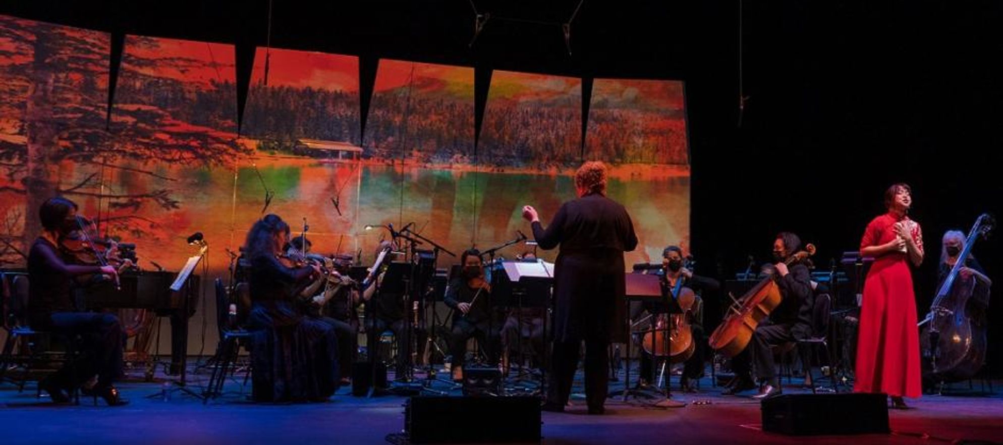 Rosemary Thomson (conductor) and Christine Marie Li (performer), Opera in the 21st Century, Banff 2022