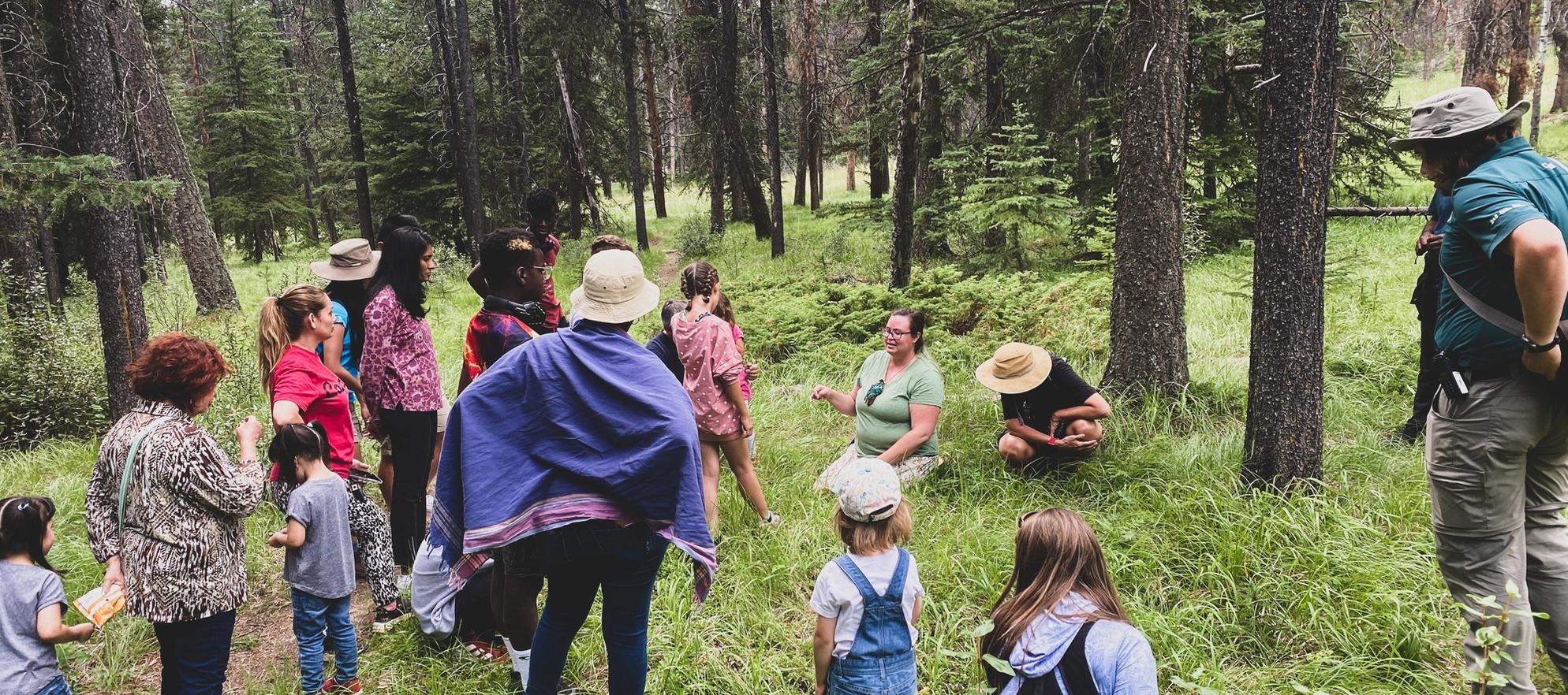 Metis Plant Walk near Cave and Basin in Banff National Park