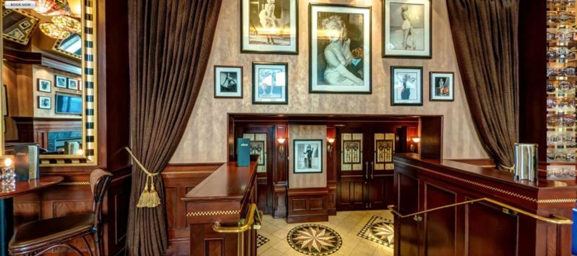 Interior of Divas bar at The Rimrock Resort in Banff