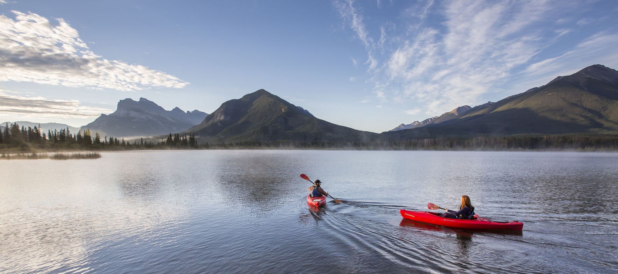 Kayaking Vermilion Lakes Banff National Park Noel Hendrickson