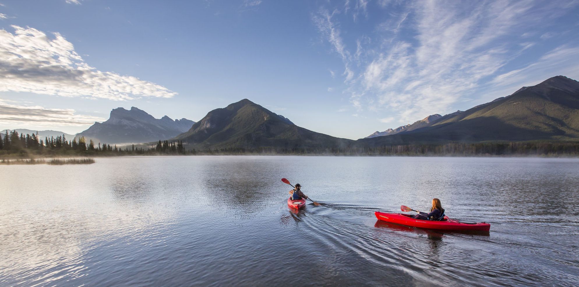 Kayaking Vermilion Lakes Banff National Park Noel Hendrickson